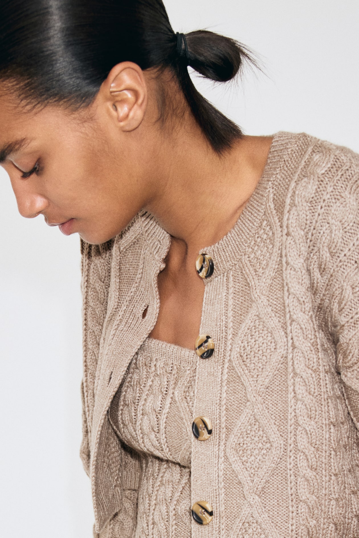 Cable-Knit Cardigan - image 2