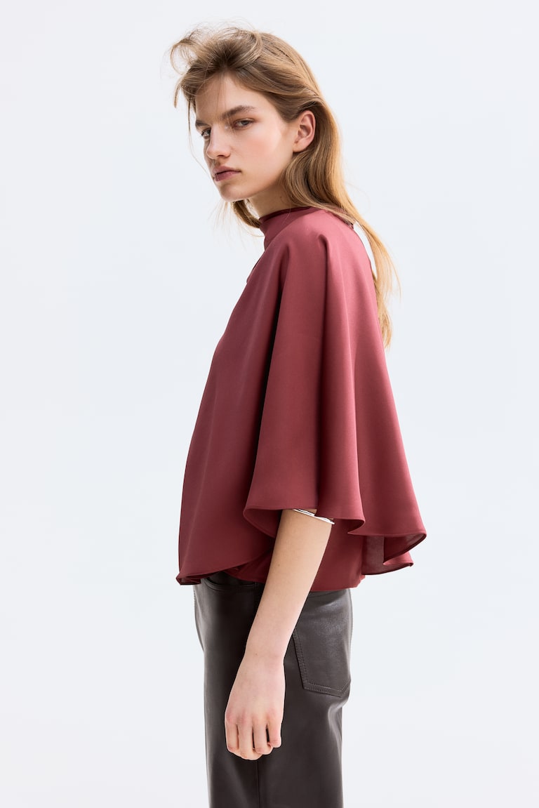 Drapirana bluza od satena