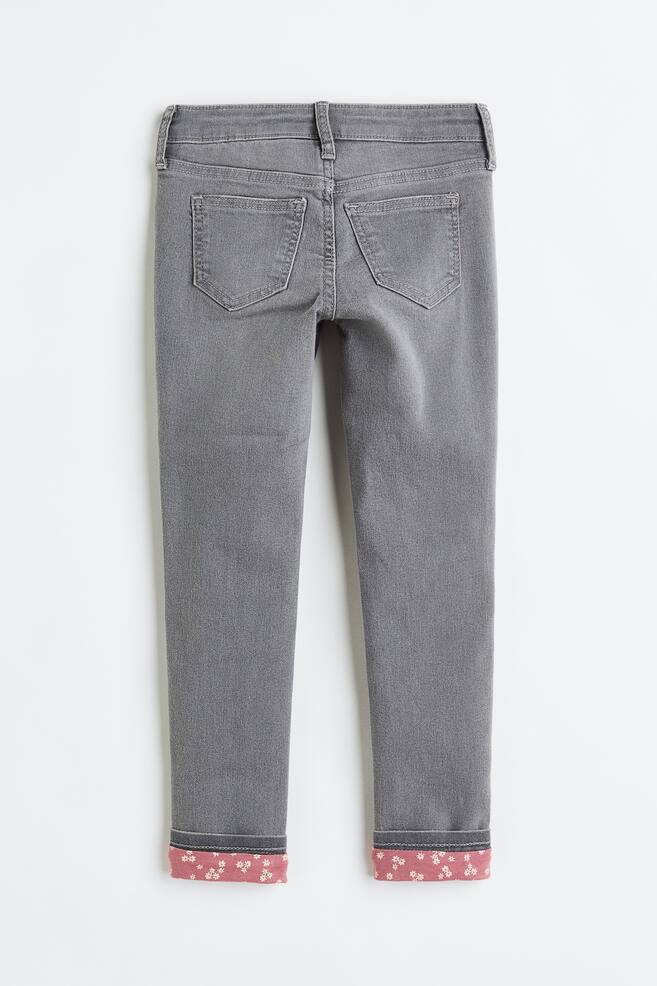 Skinny Fit Lined Jeans - Grey/Dark blue/Checked/Denim blue/Checked/Black/dc - 5