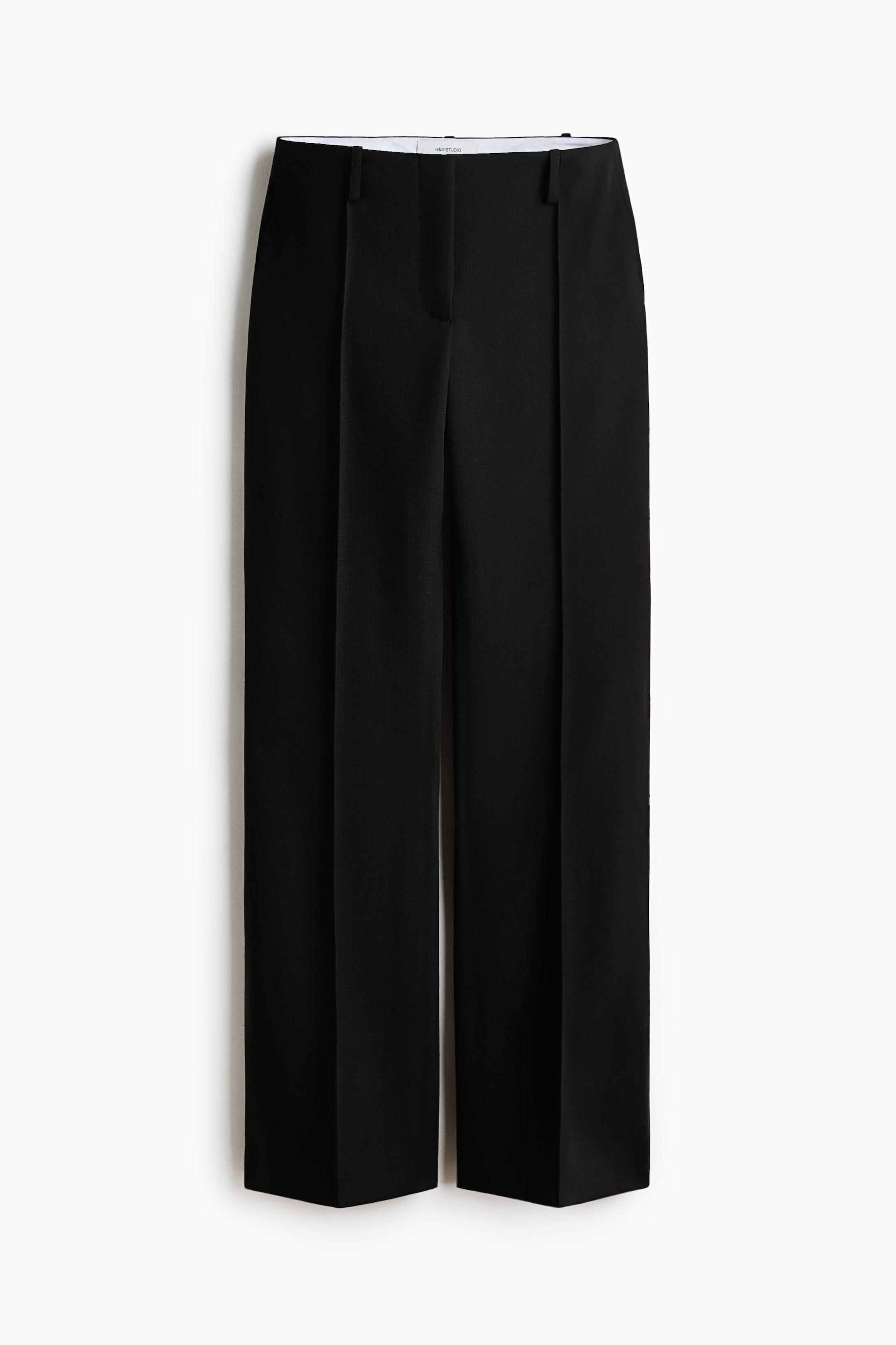 Pantalon sur mesure en laine avec jambes droites