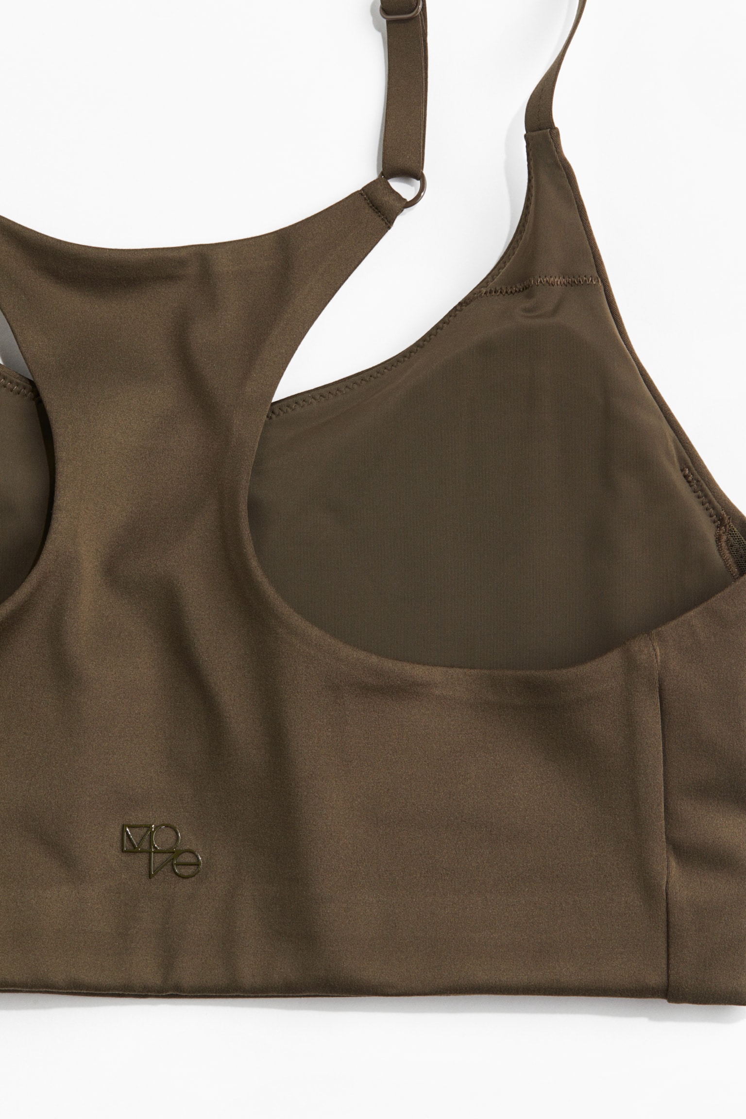 Light Support Sports bra in SoftMove™ - Khaki green/Black/Beige/White - 4