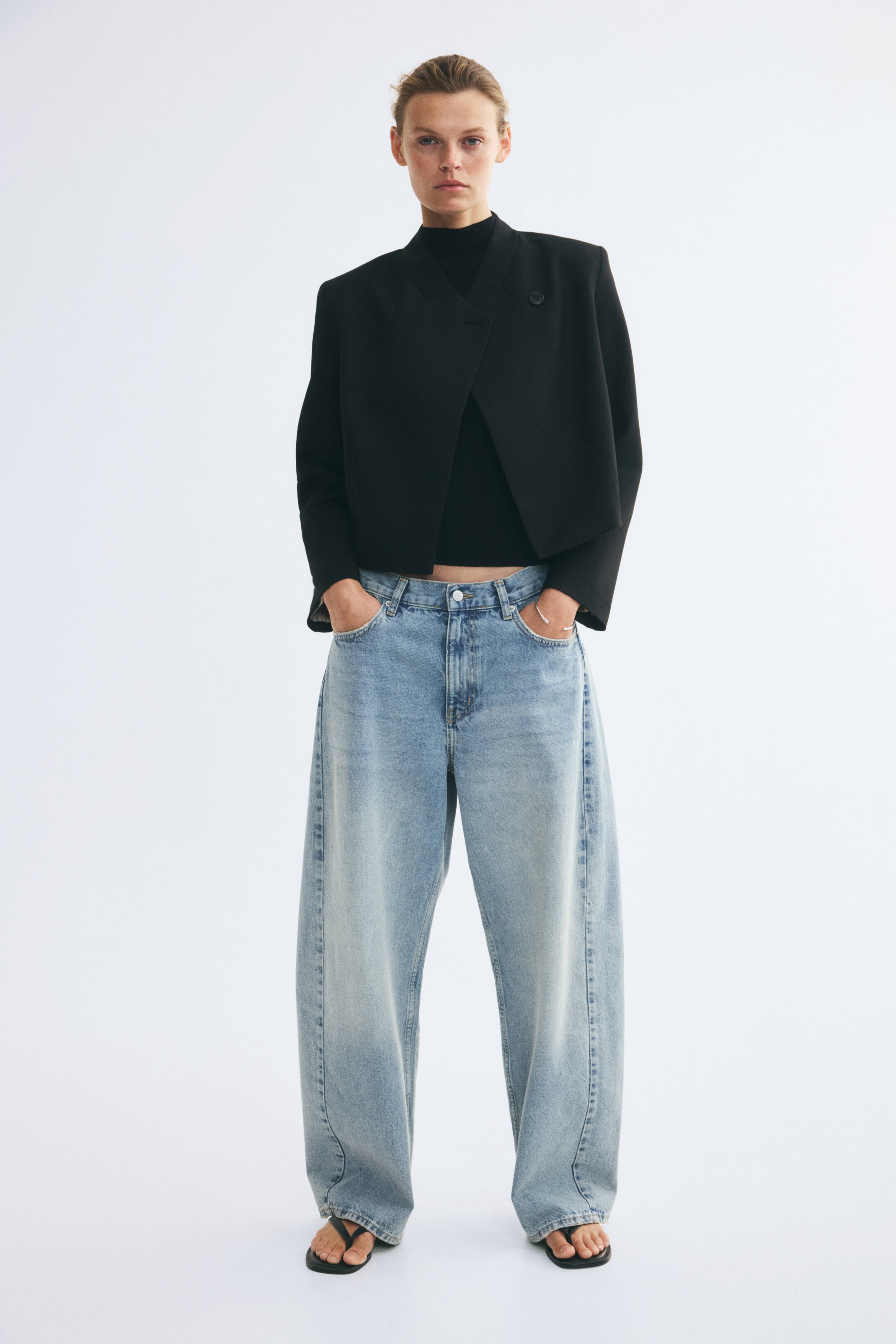 Fine-Knit Mock Turtleneck Top