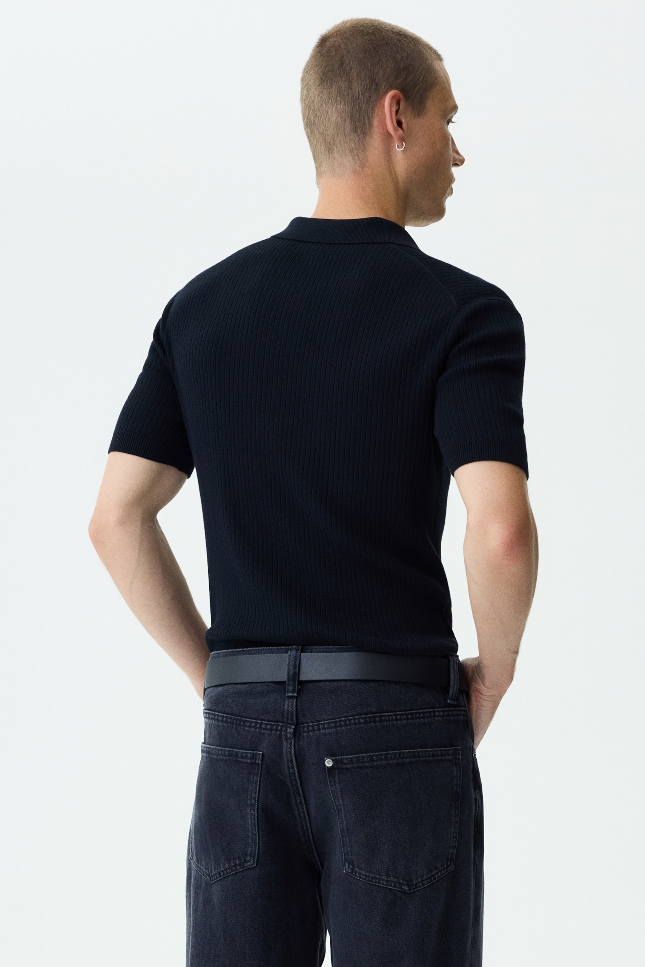 Мужские рубашки H&M Slim-Fit Polo Shirt — фото 5