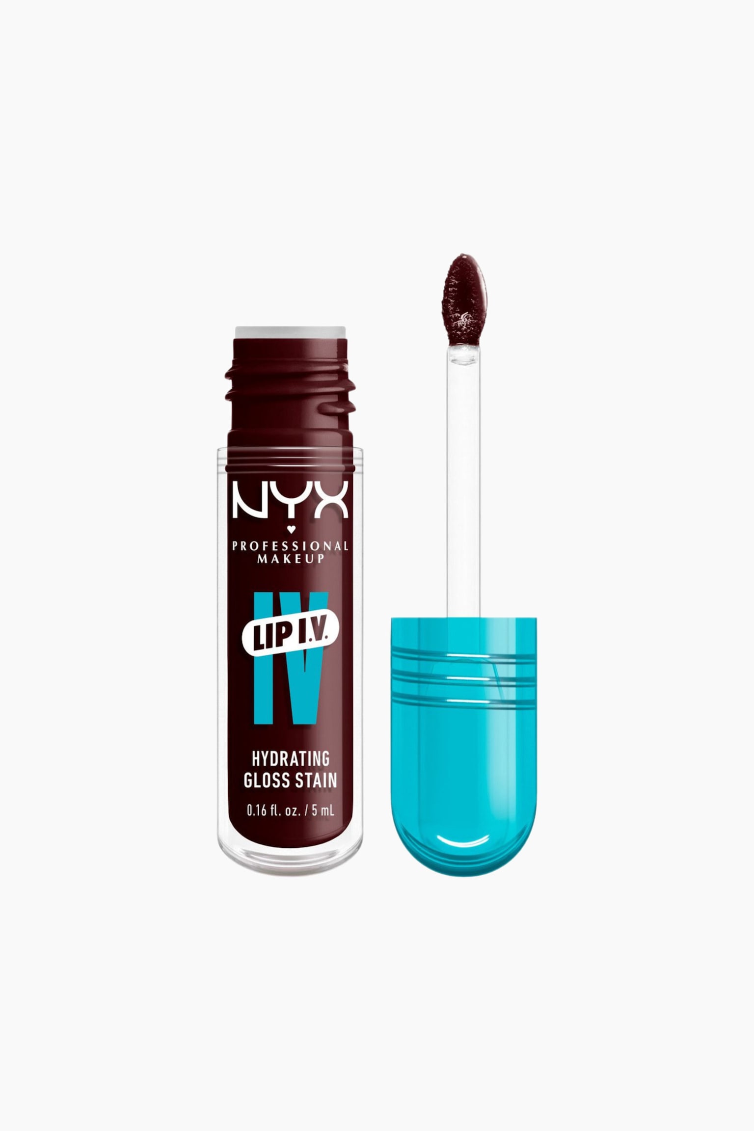 Lip I.V. Hydrating Gloss Stain - Water 'bout Wine?/Hydra-honey/Mauve N Moist!/Mocha Me Wet/Bubblegm Burst/Blush Rush/Espresso Soak/Berry Thirsty/Redy-y.set. Wet!/Caramel Drip/Burst That Tang!/Grape Crushin'/Cranberry Splash/Splash N Spice/Girl Nyxdoor/Cocoa Quench! - 3