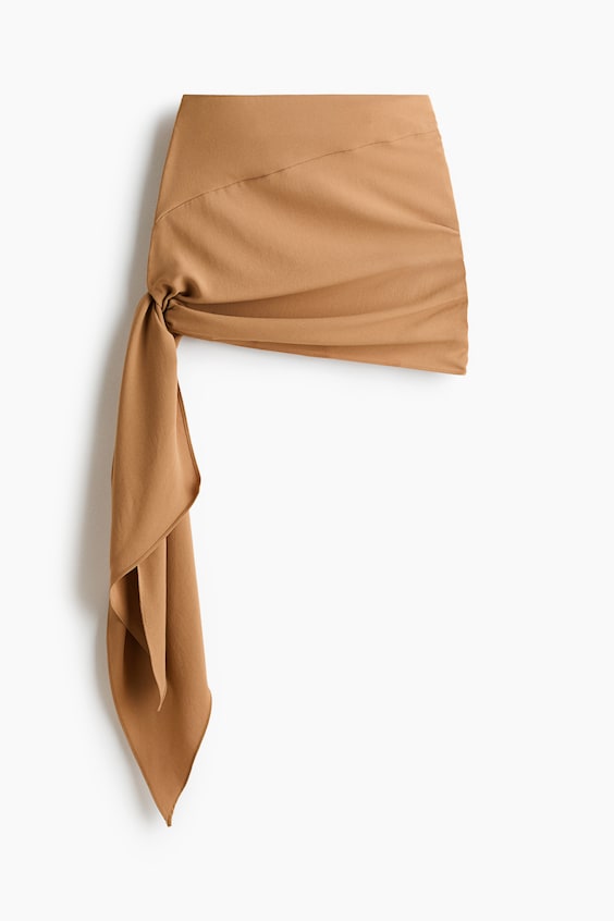 Женские юбки H&M Asymmetric Tie-Detail Skirt