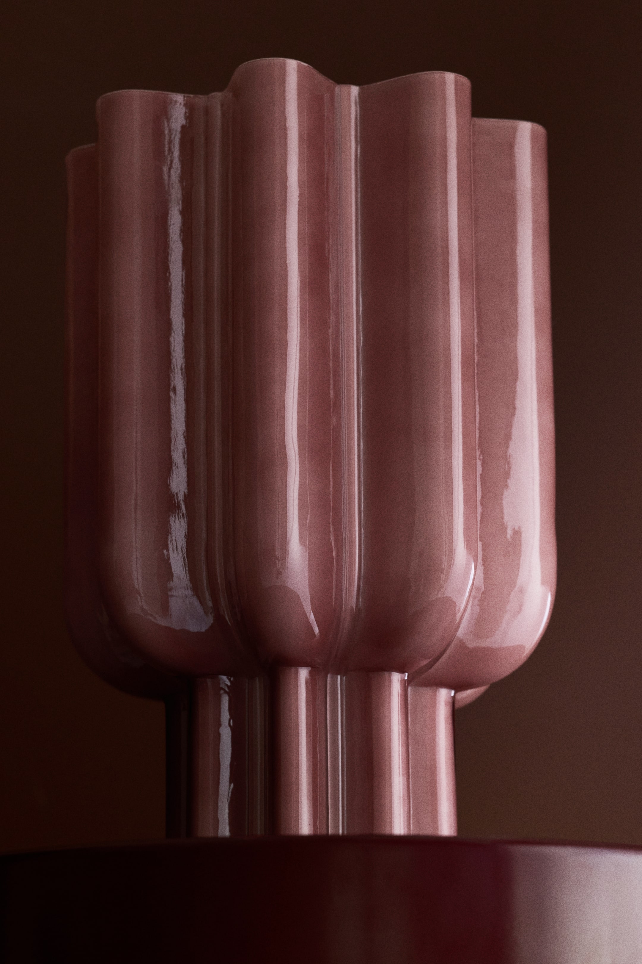 View larger image: Glass table lamp - Old rose - Home All | H&M GB 2