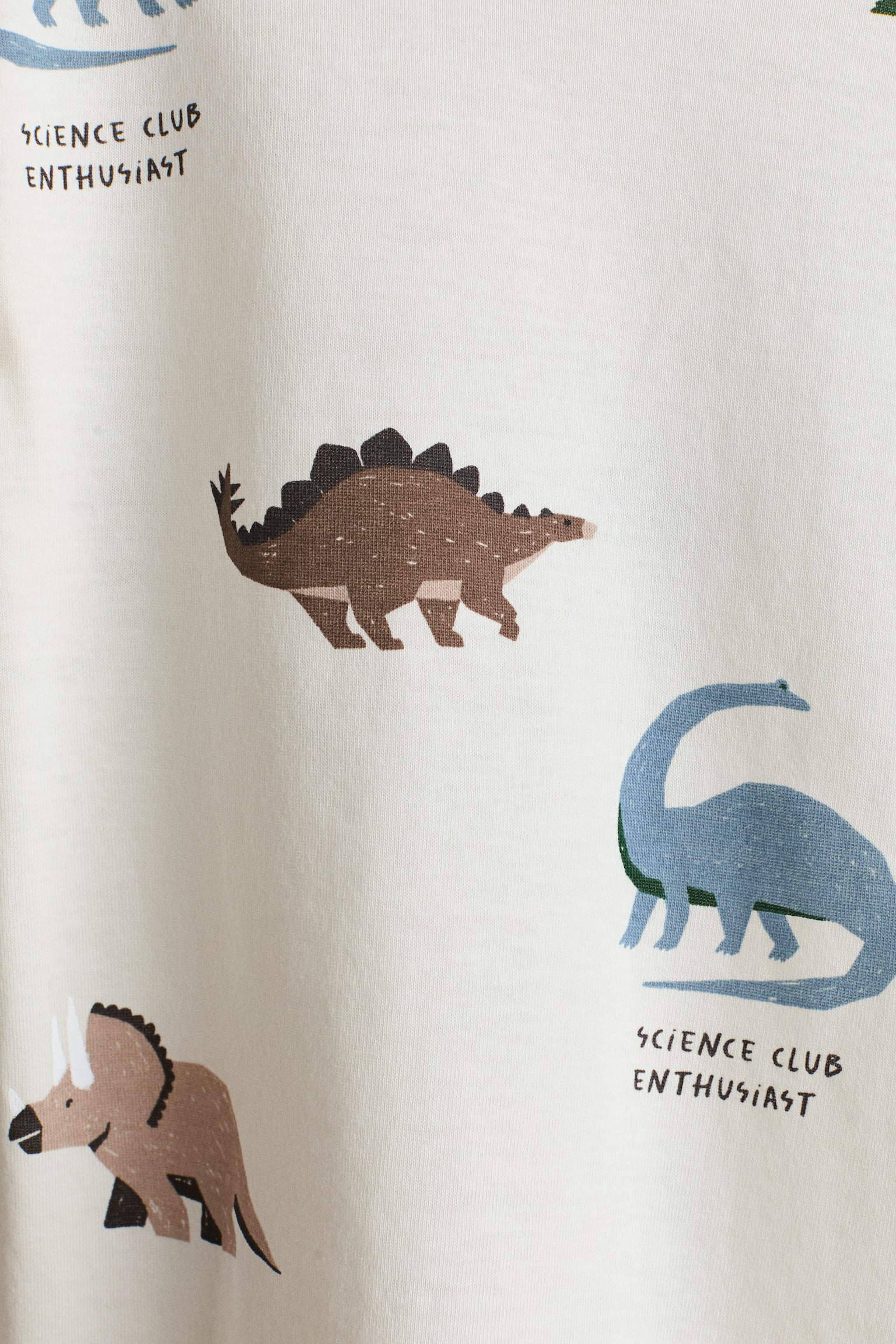 Nyomott mintás pamutpóló - Krémszínű/dinoszauruszok/Tengerészkék/tigris/Világosbézs/dinoszauruszok/Fehér/csíkos/Piros/Brooklyn/Krémszínű/dinoszauruszok/Világosszürke melír/SOHO - 2