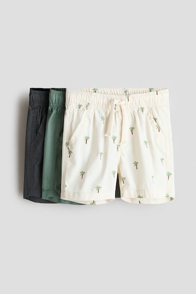 コットンショートパンツ 3枚セット