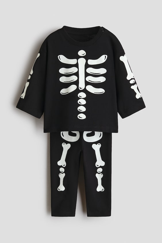 Детские джинсы H&M 2-Piece Printed Cotton Set