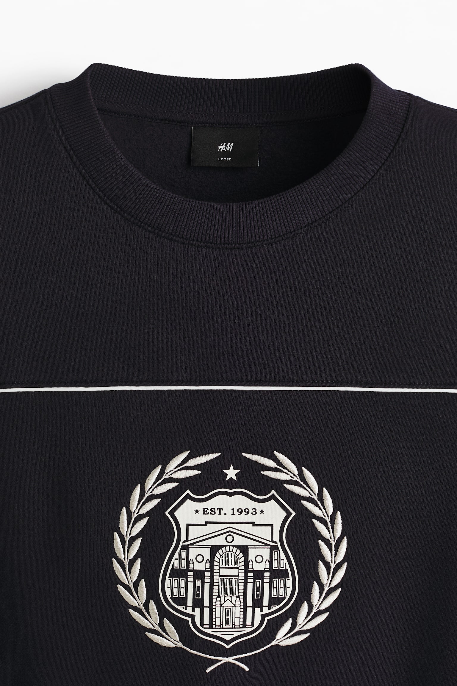 Loose Fit Sweatshirt - Dark blue/Grey marl - 5