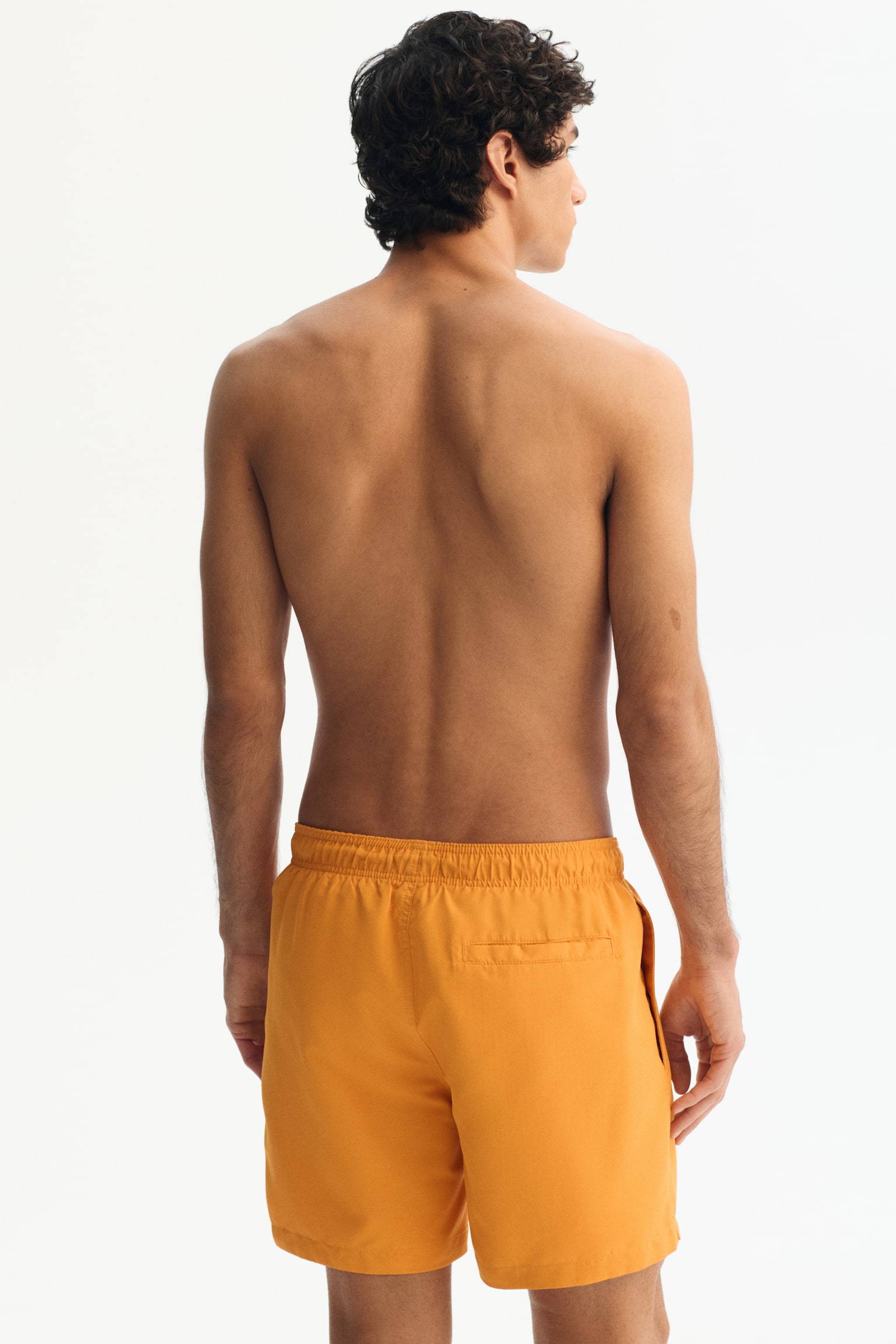 בגד ים - כתום/שחור/כחול כהה - 5