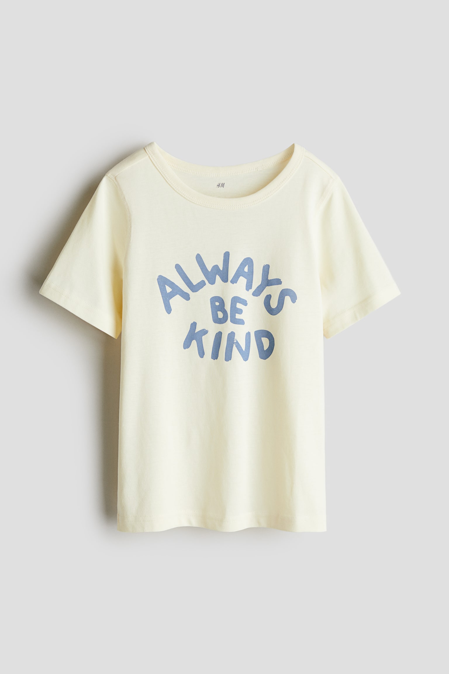 Cotton jersey T-shirt - Light yellow/Always Be Kind/Natural white/Spotted/Light grey marl/NYC/Blue marl/Light green/Be Kind/Natural white/Patterned - 1