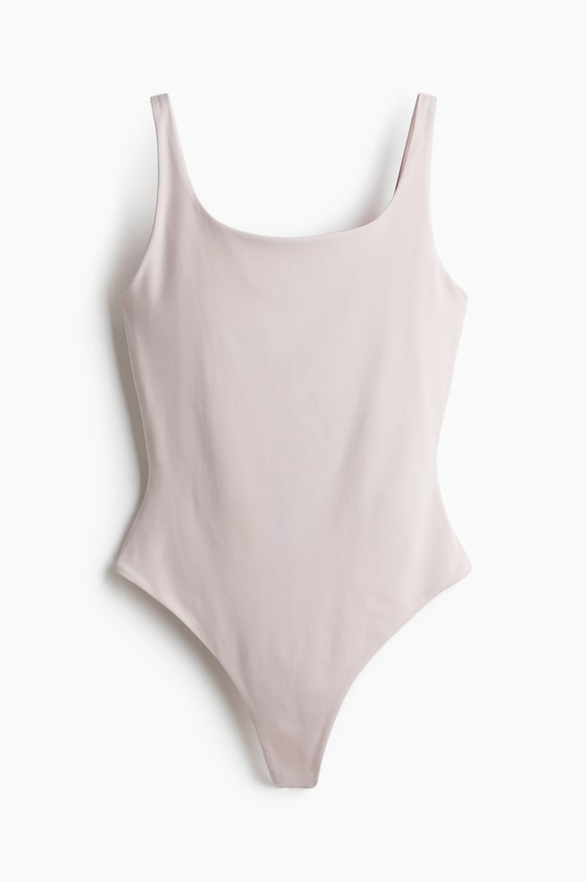 Sports thong body with SoftMove™ - Pink - 1