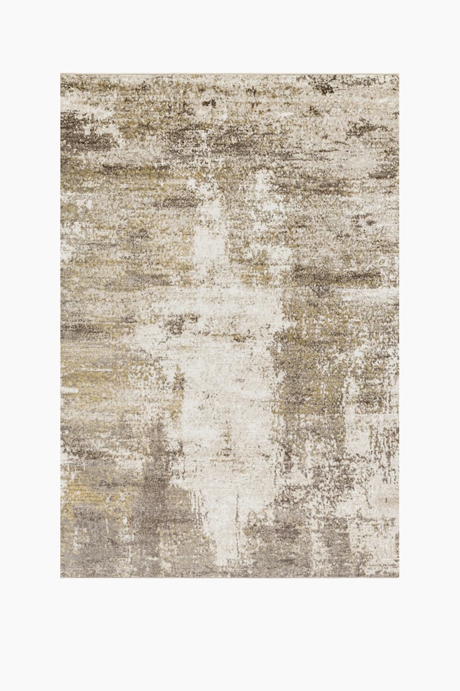 San Francisco Abstract Modern Marble Rug - Brown - 1