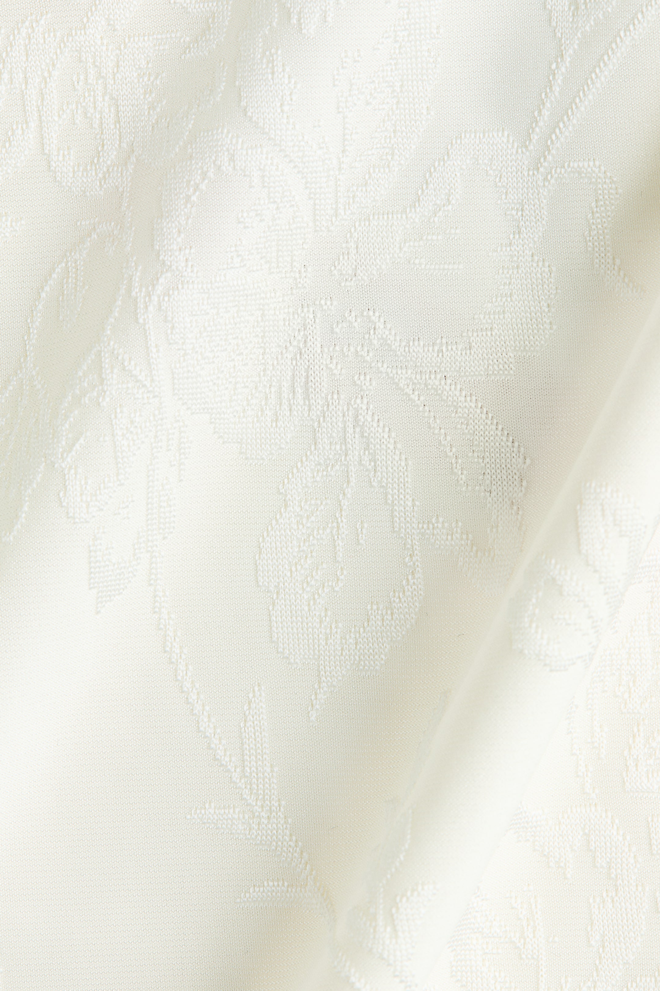 Lace-Trimmed Jacquard-Jersey Pants