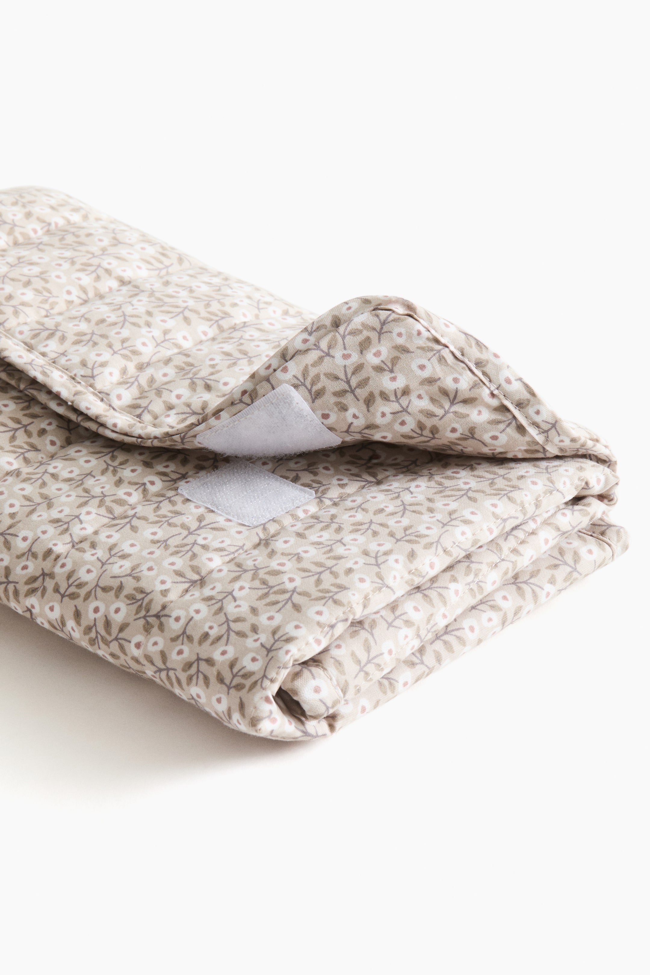 Zobrazit větší obrázek: Skládací přebalovací podložka - Béžová/květy - HOME | H&M CZ 4