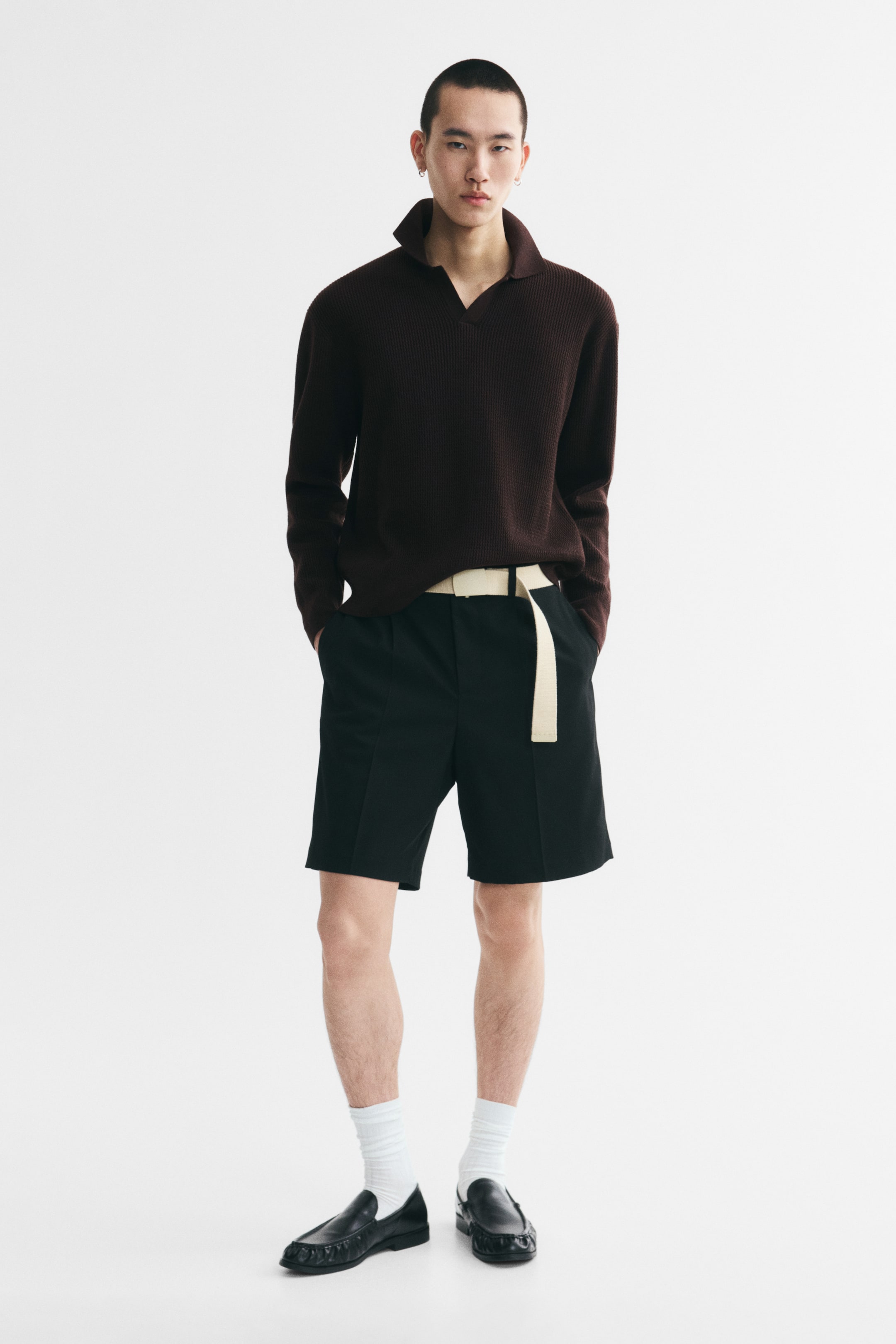 Polo décontracté en tricot