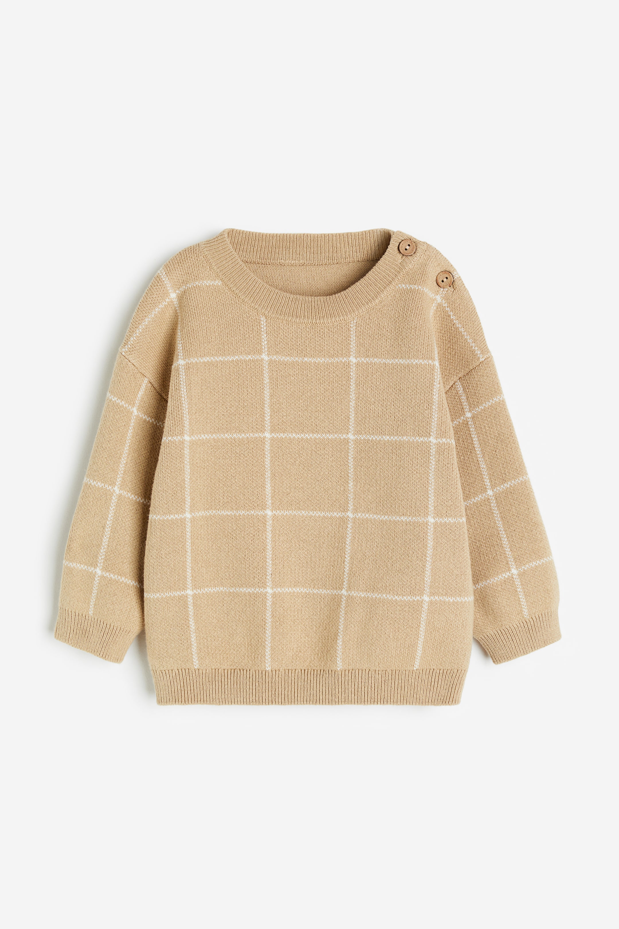 Jacquard-knit Sweater