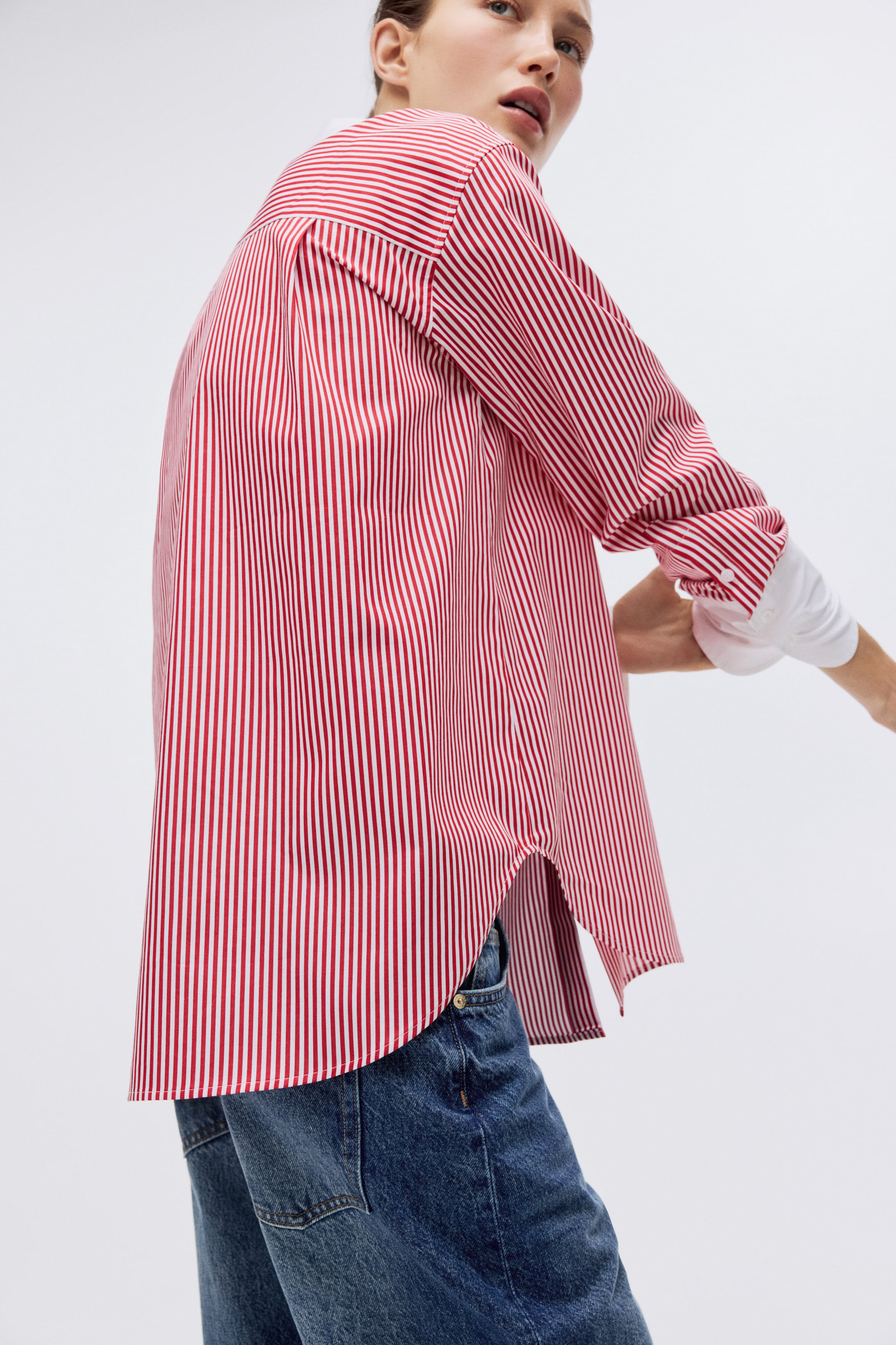 Chemise en popeline de coton