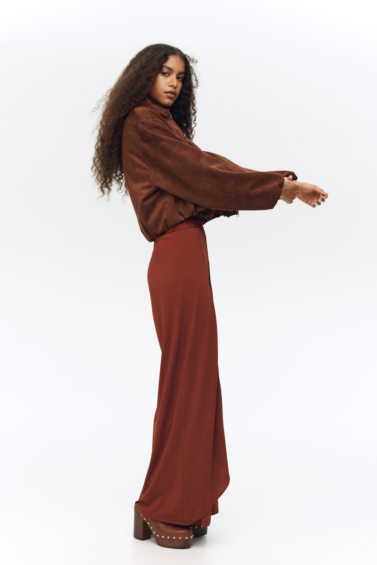 Wide-Leg Jersey Pants - image 5