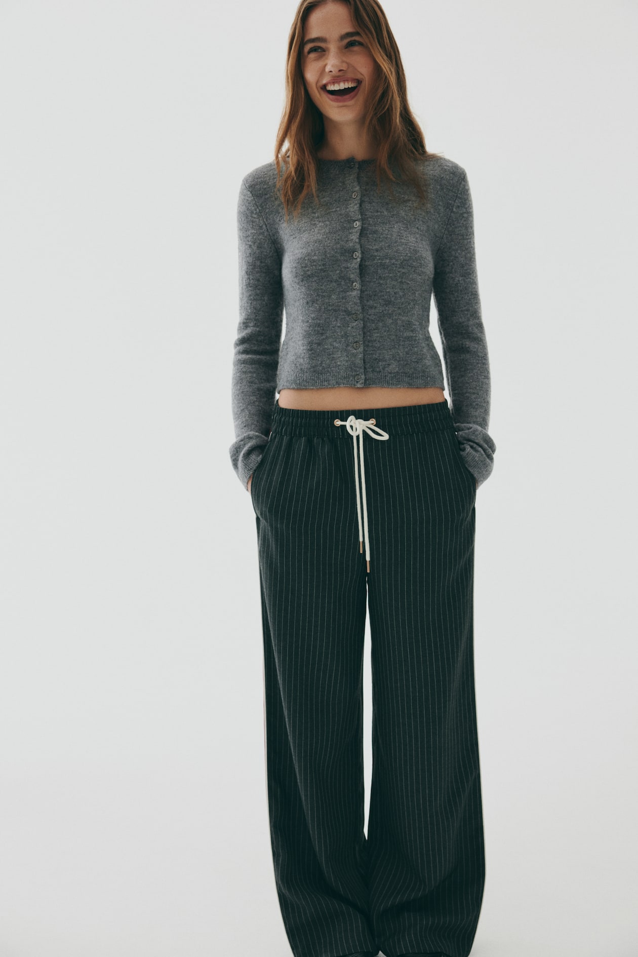 Fine-Knit Cardigan - image 2