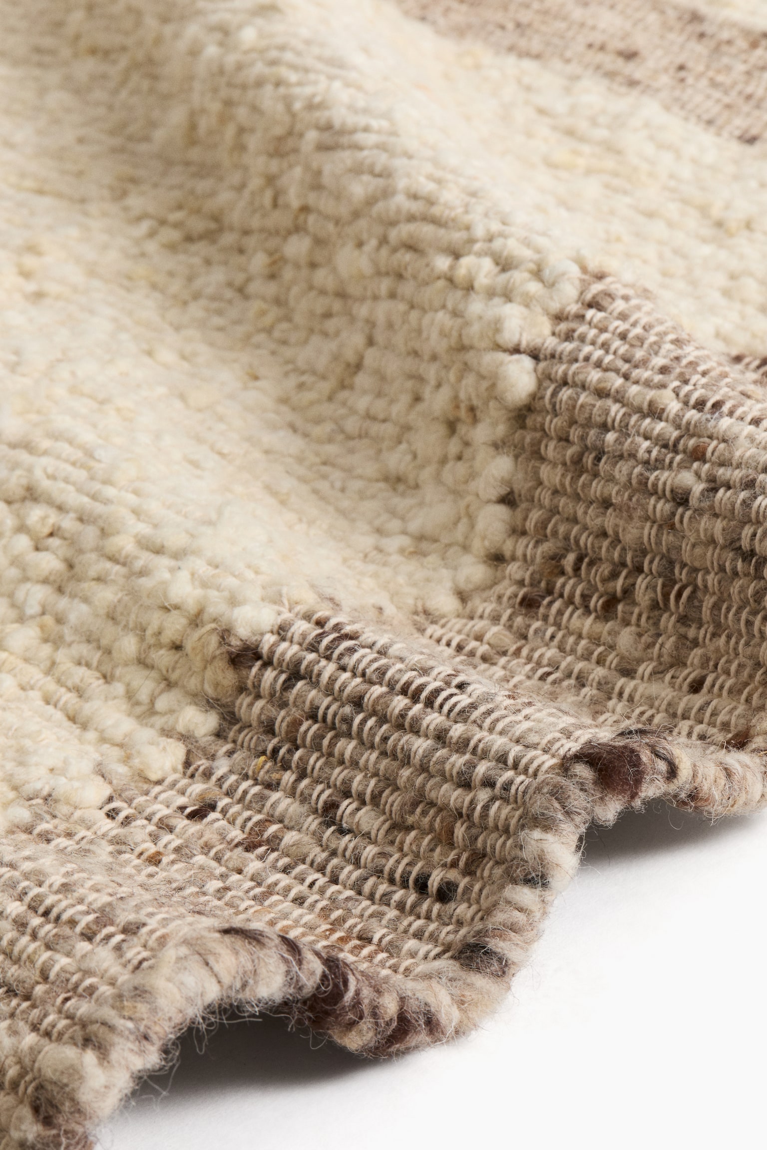 Wool-blend rug - Beige marl - 5