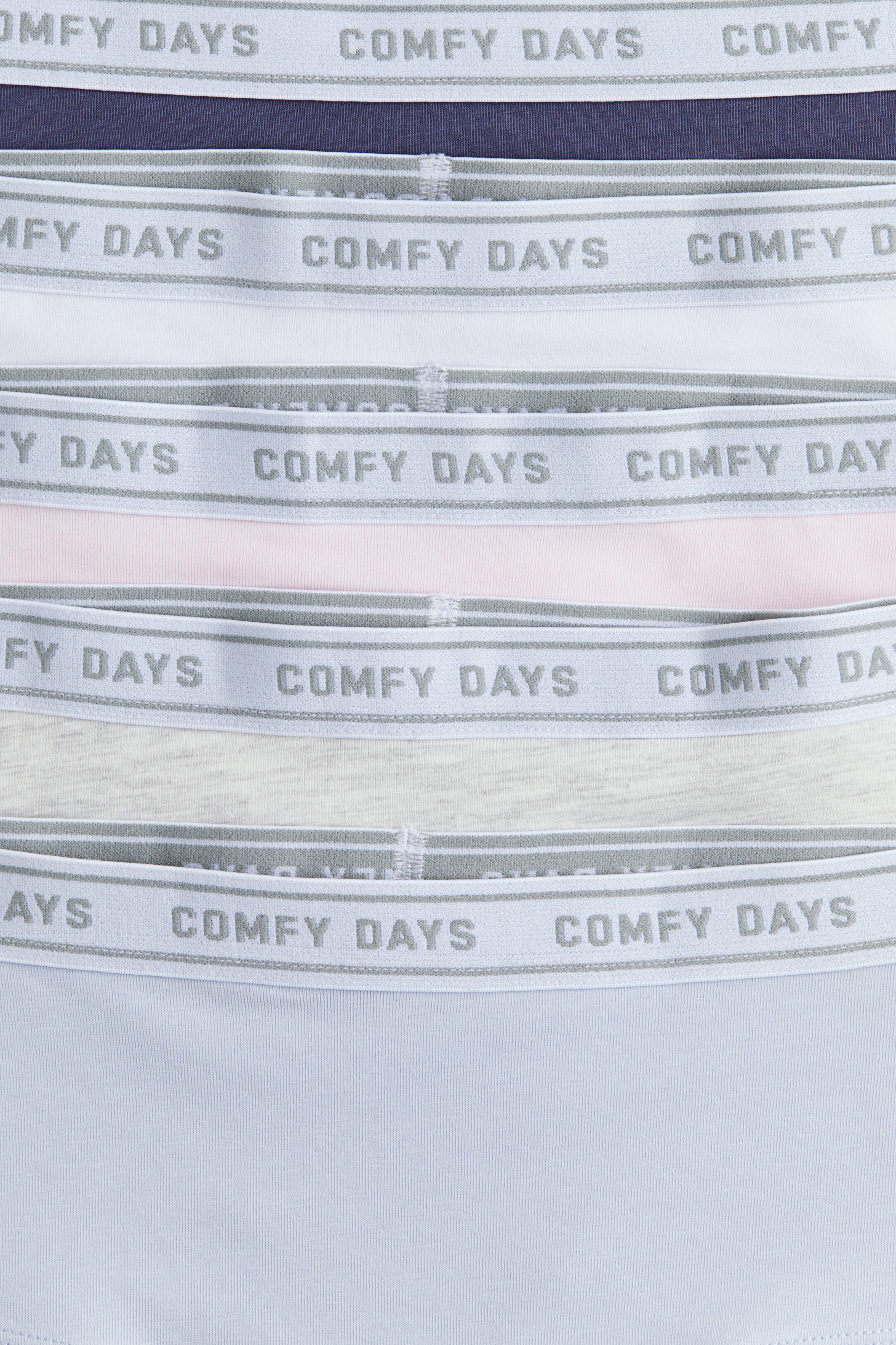 Lot de 5 culottes garçonnes en coton