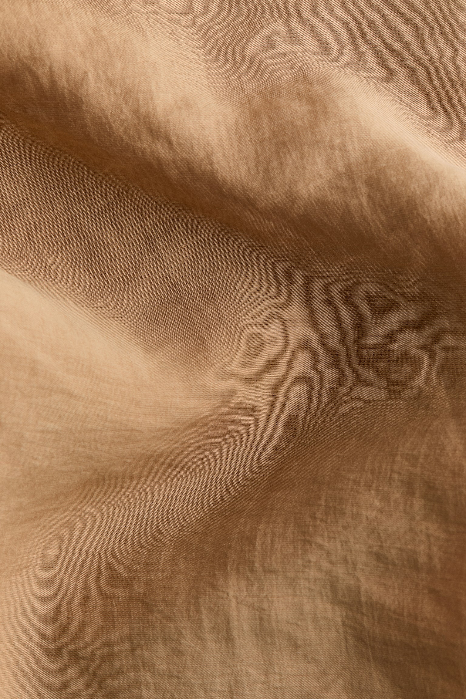 Bluză cu guler tip eșarfă - Bej-închis/Alb - 2