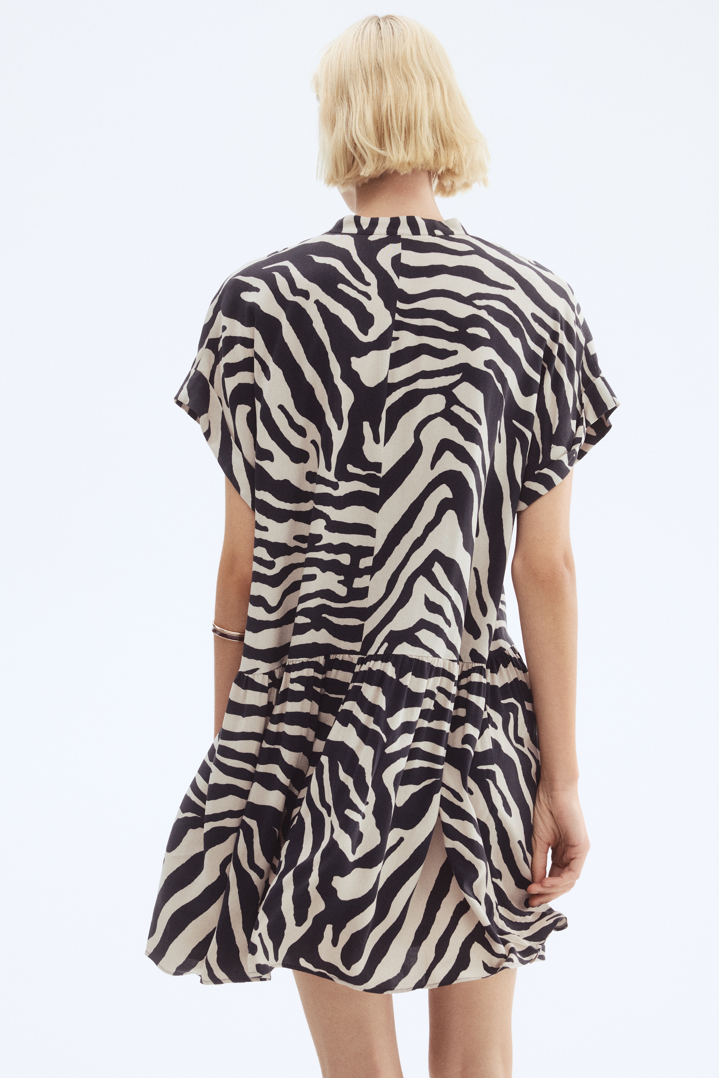 Zebra-Print Dresses | Maxi, Shirt, Wrap, Satin & Mesh | H&M US