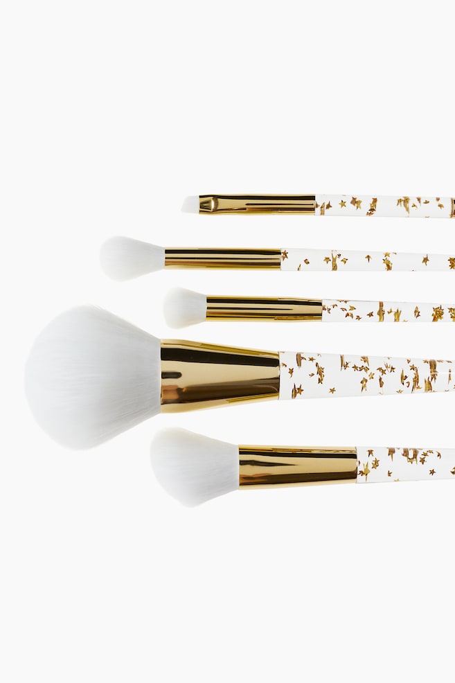 Make-up brush kit - Gold-coloured - 2