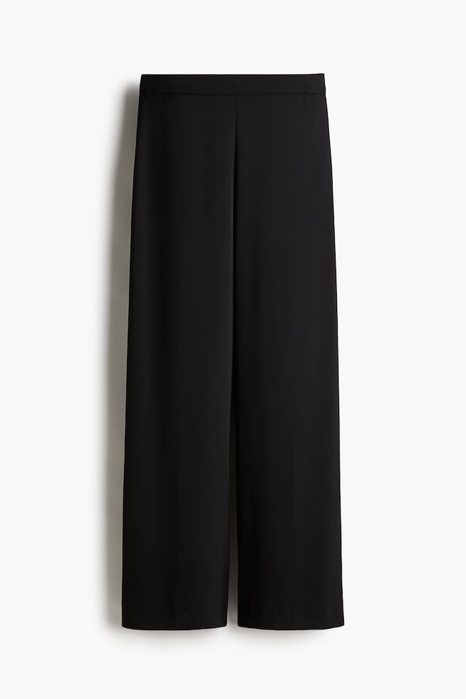 Wijde broek - Zwart/Donkergrijs/Zwart/dessin - 1