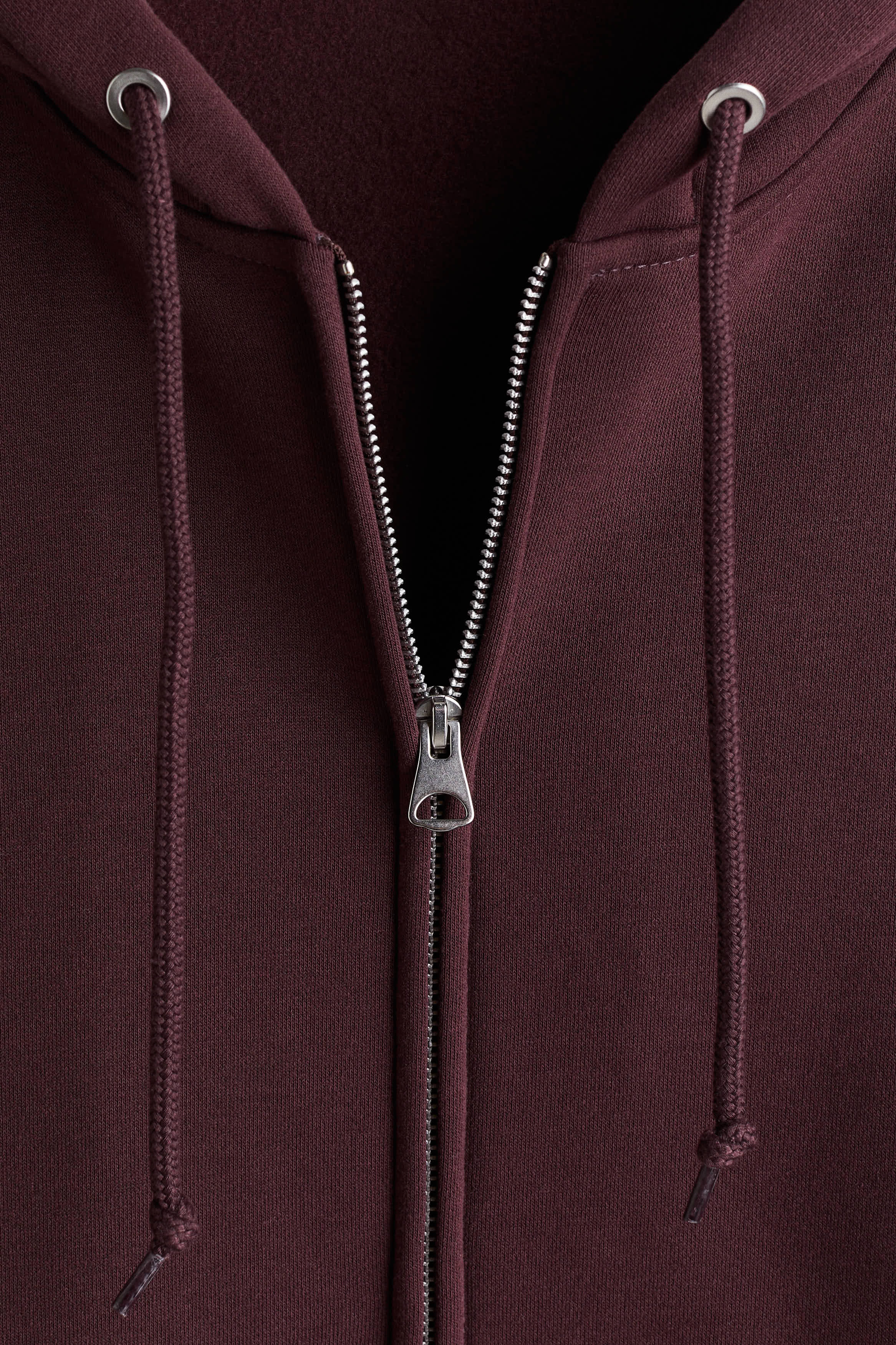 Oversized Fit Zip-through hoodie