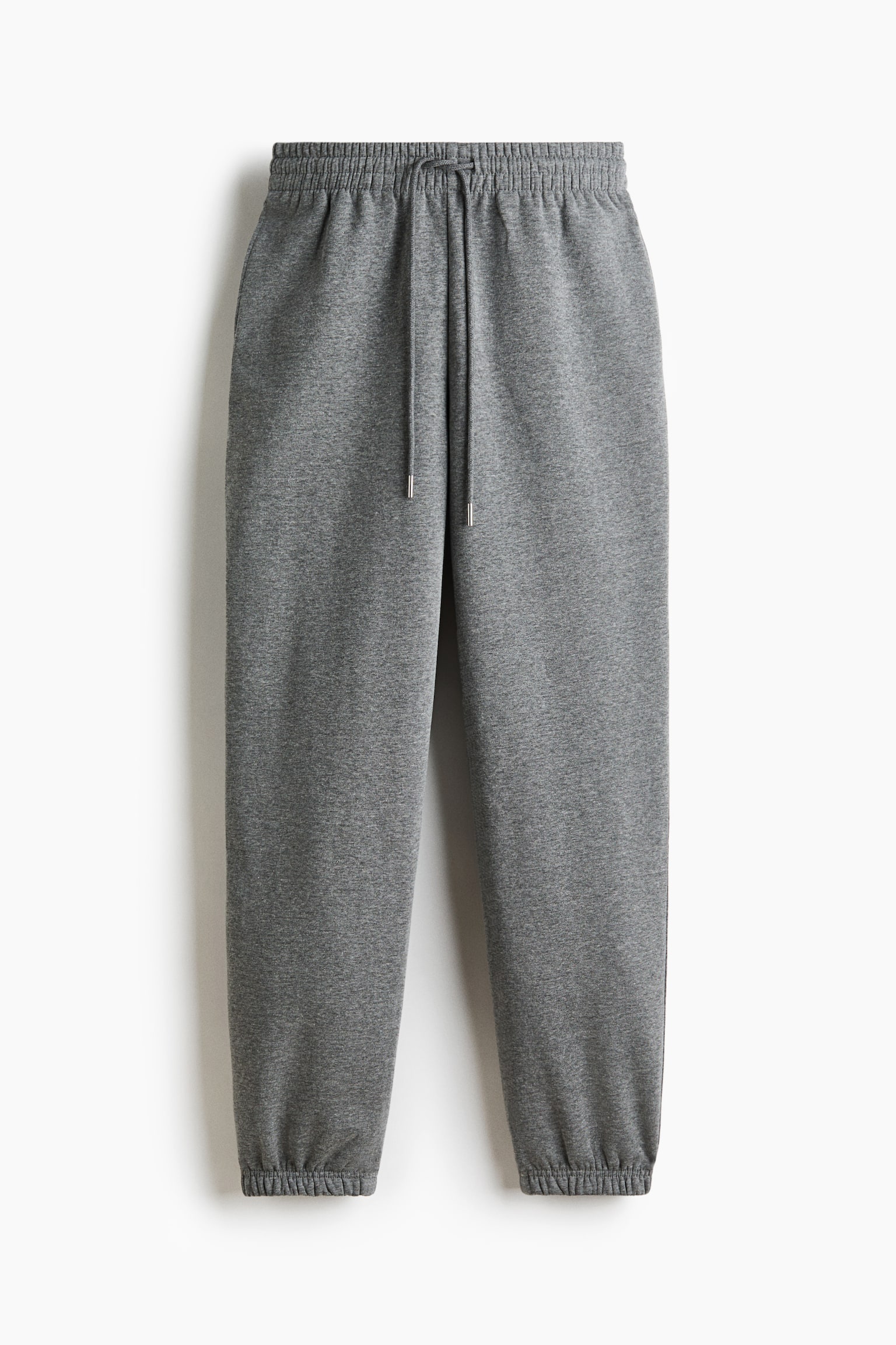 Cotton-blend Sweatpants - Gray melange/Dark forest green/Black/Light beige/Light gray melange/Gray - 1