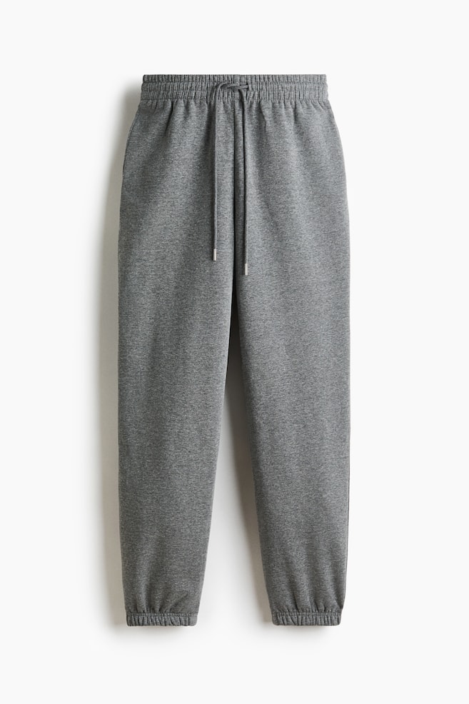Cotton-blend Sweatpants - Gray melange/Light grey marl/Black/Light dusty pink/Black/Light yellow/Light beige/Gray - 1