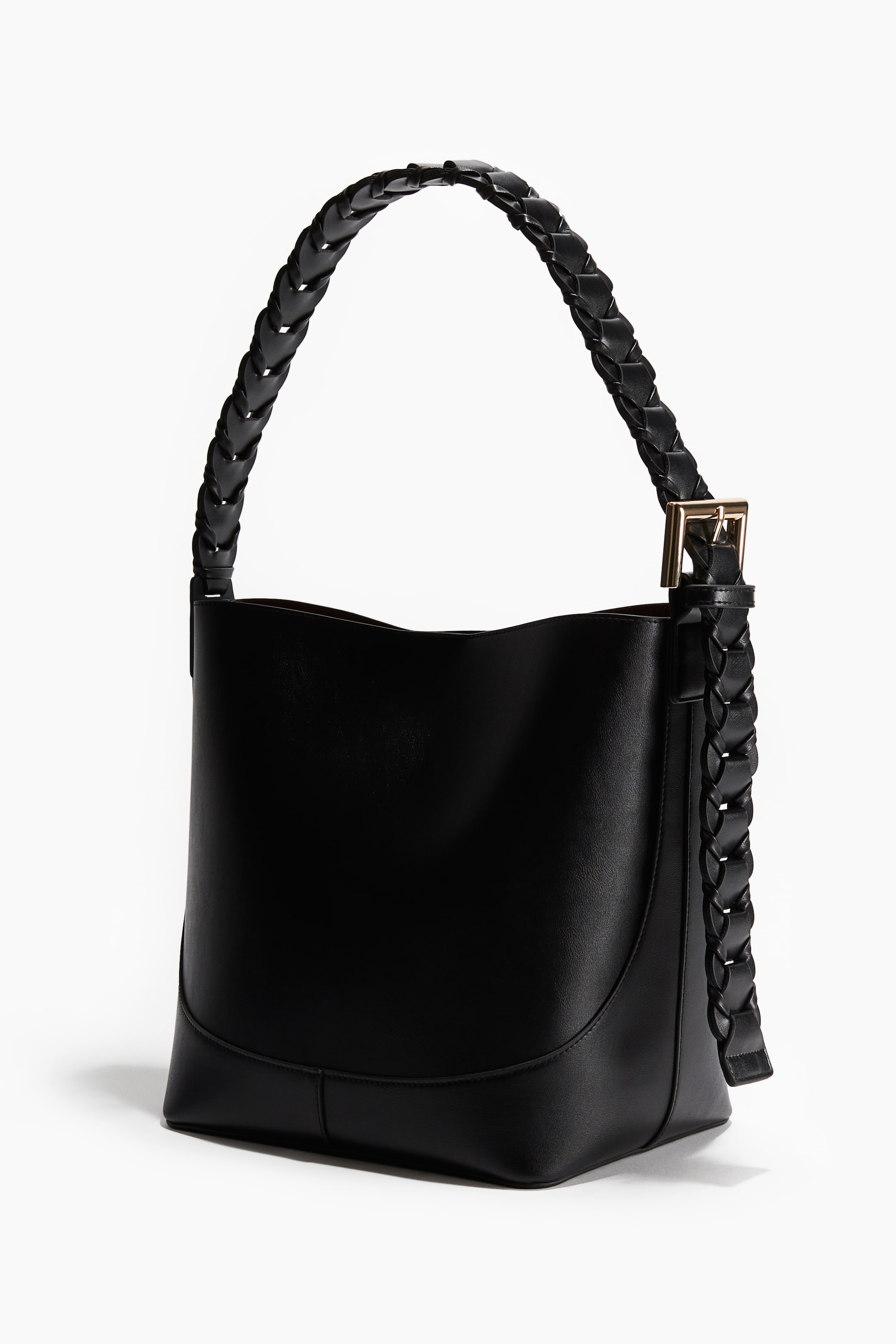 Braided-Strap Shoulder Bag