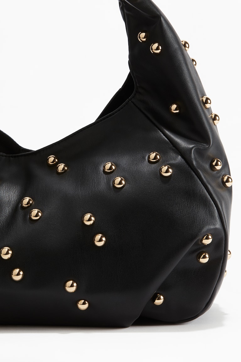 スタッズディテールショルダーバッグ - ブラック - レディース | H&M JP 