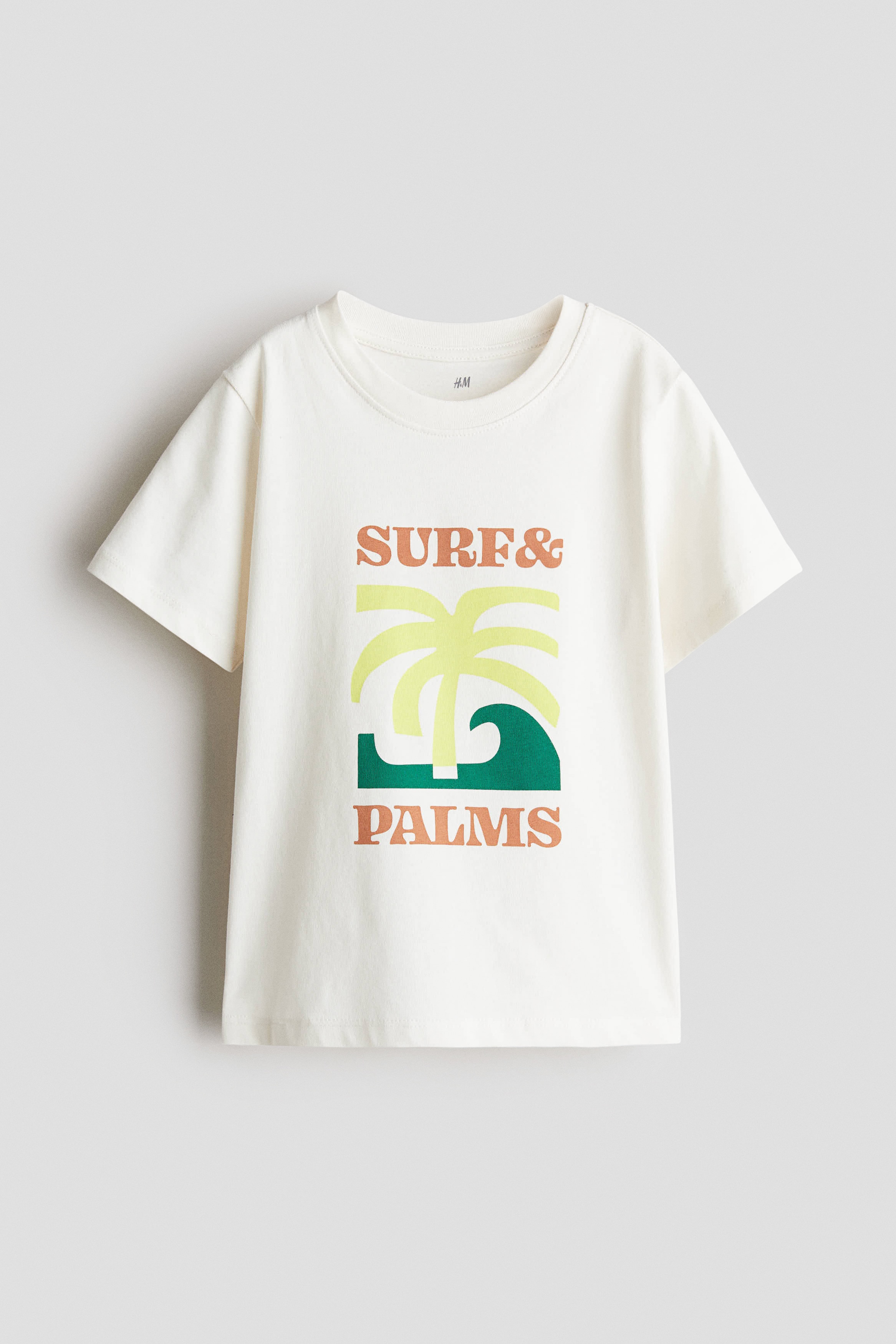 T-shirt met print - Wit/Surf & palms/Lichtgeel/gestreept/Lichtblauw/dinosaurussen/Lichtbeige/palmbomen/Wit/voetbal/Lichtgroen/palmbomen/Geel/Surf/Blauw/NASA/Lichtgeel/pick-uptrucks/Helderblauw/insect/Wit/NASA/Geel/dieren/Marineblauw/Venice/Beige/slangen/Light turquoise/Elephant/Lichtgeel/jachtluipaard/Lichtoranje/Chill mode/Donkerblauw/Epic/Wit/tyrannosaurus rex/Turkoois/haai