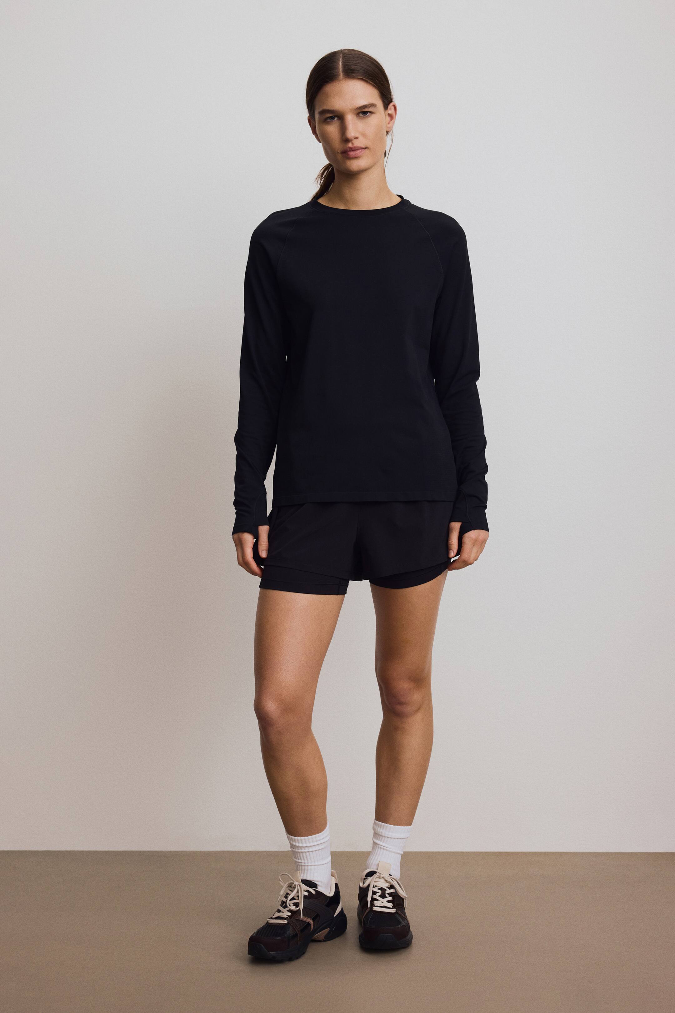 Grotere afbeelding bekijken: Seamless sporttop met DryMove™ - Zwart - DAMES | H&M BE 3