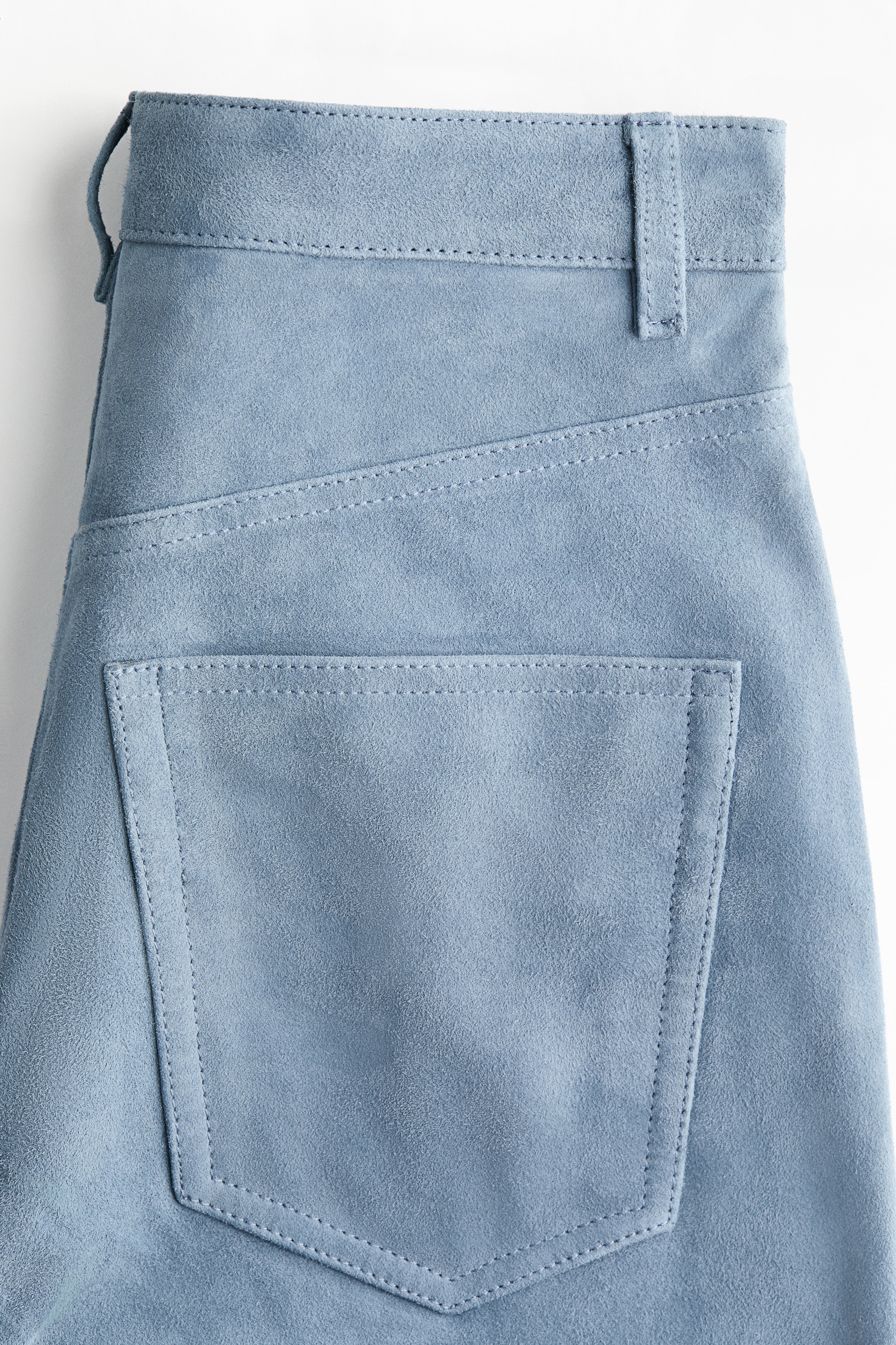 Suede trousers