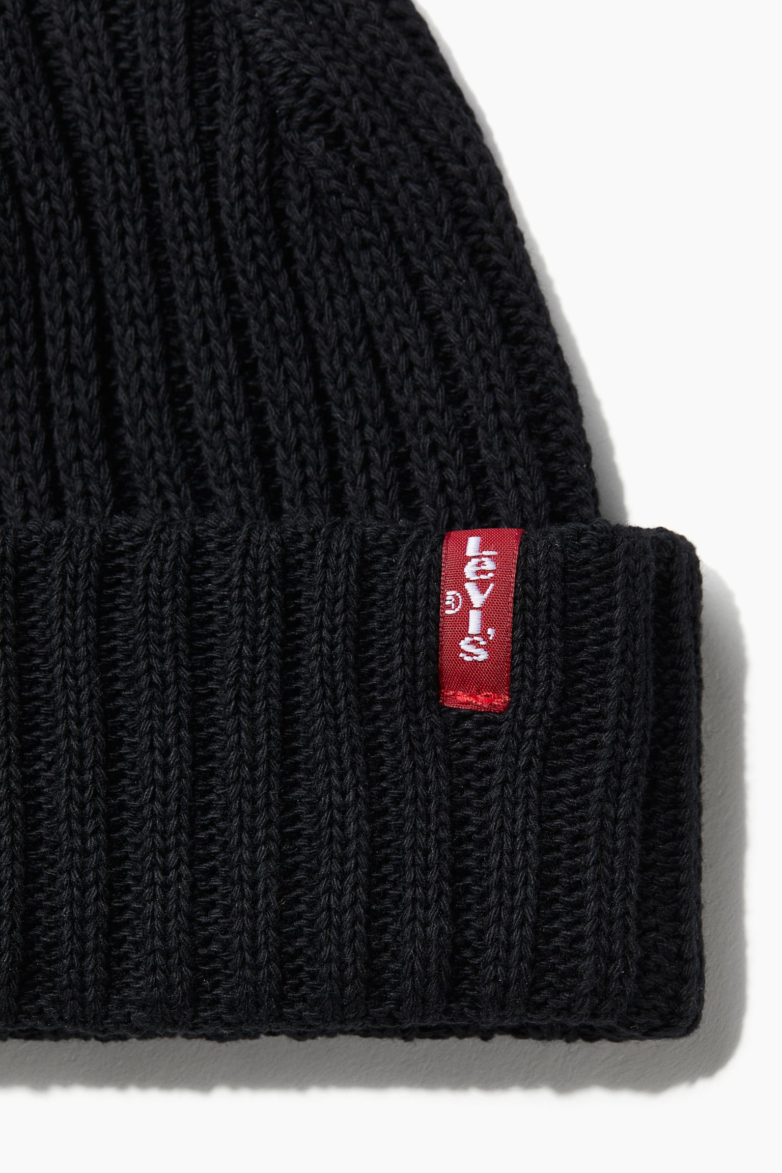 Ribbed Beanie - Regular Black/Dark Grey - 2