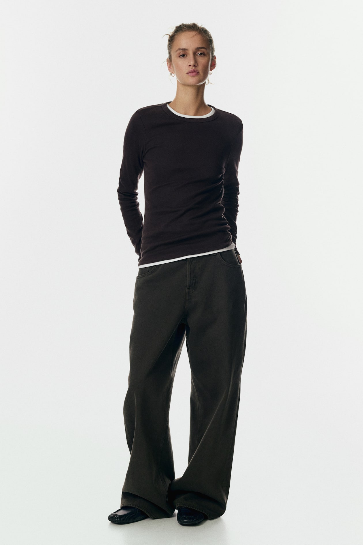 Long-sleeved Jersey Top - image 3