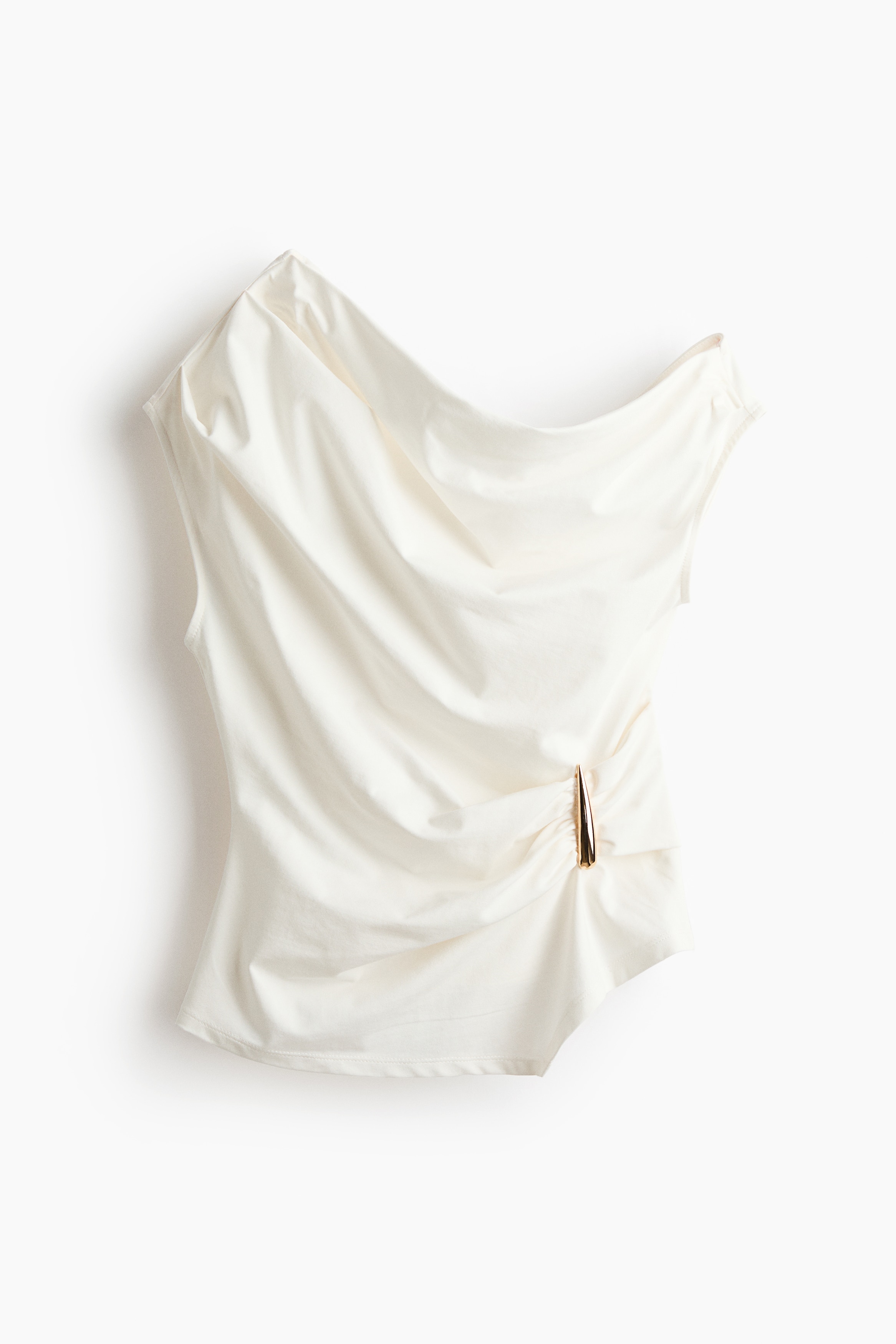 Draperet one shoulder-top