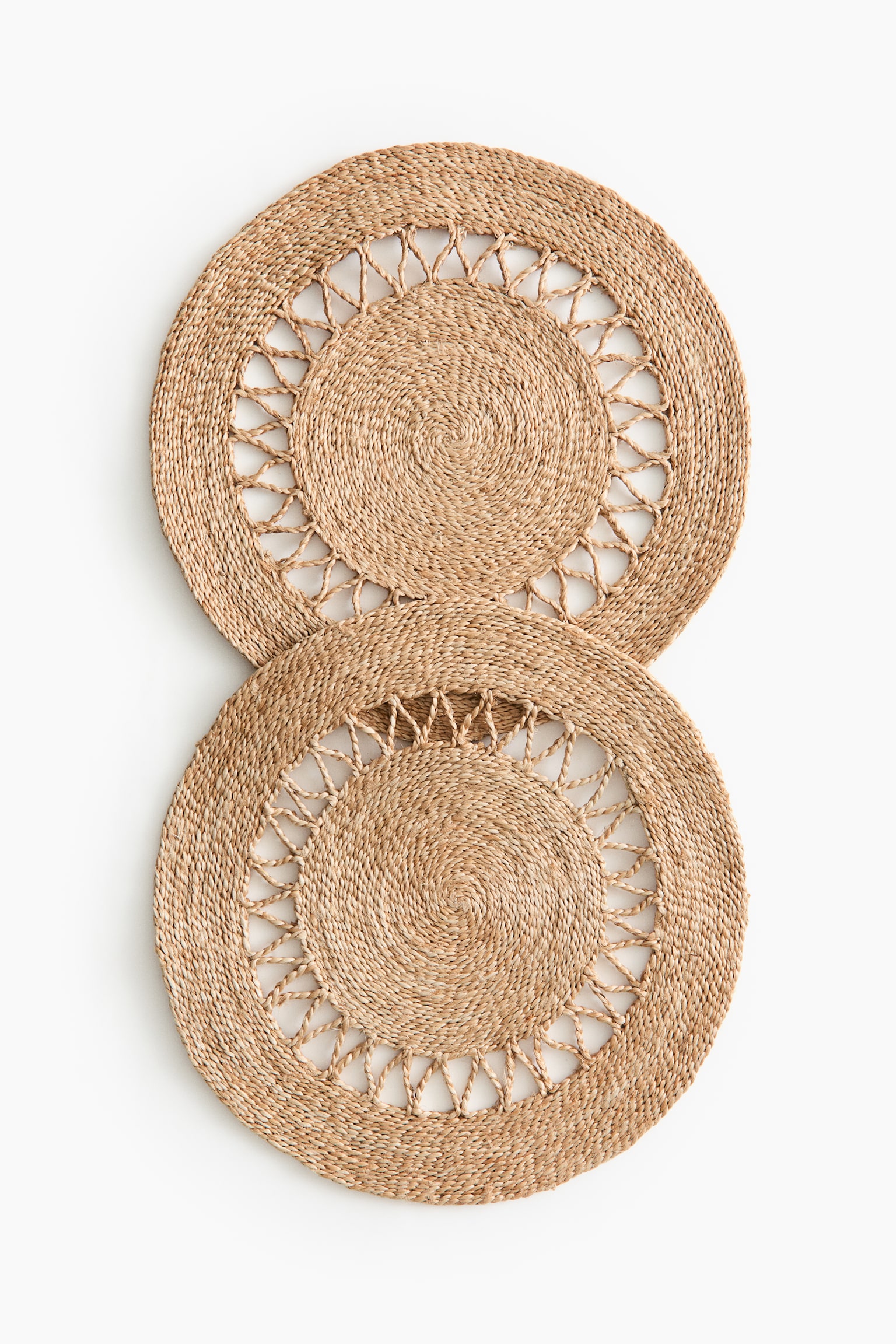 2-pack jute place mats - Bej