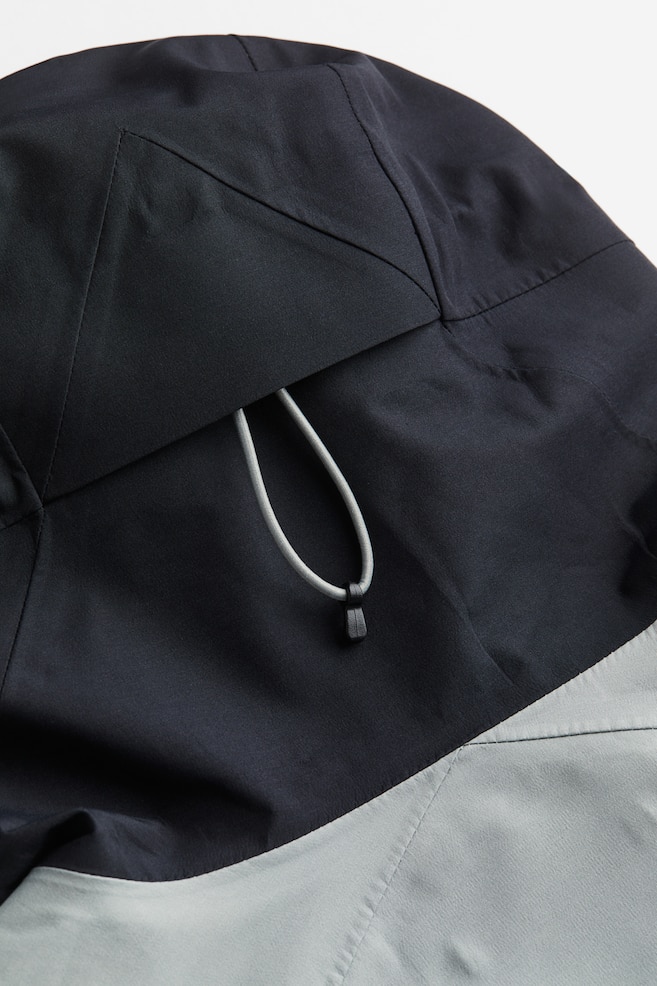 StormMove™ 3-layer shell jacket - Light grey/Block-coloured/Black/Turquoise/Dark khaki green - 6