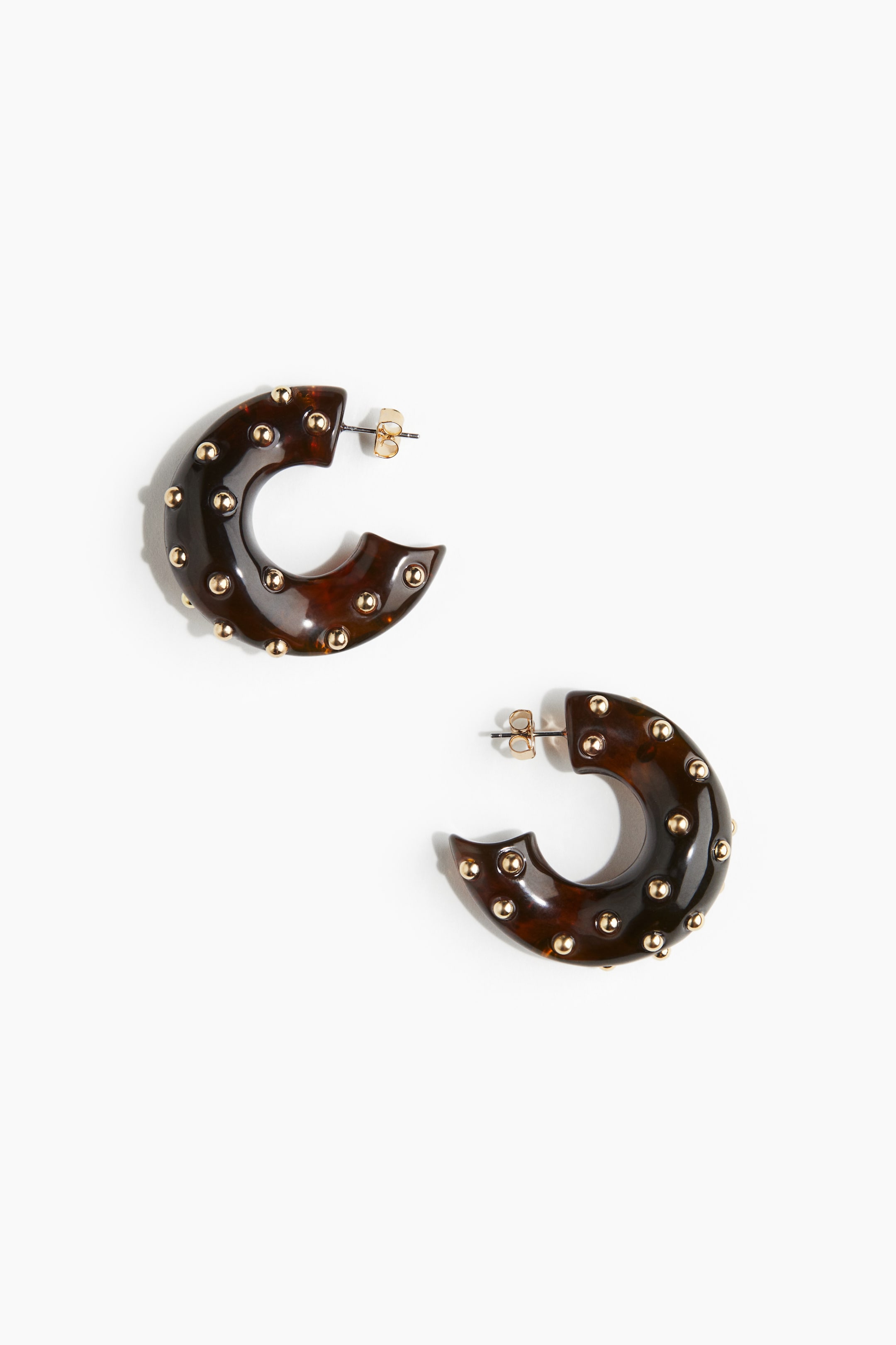 Studded Hoop Earrings