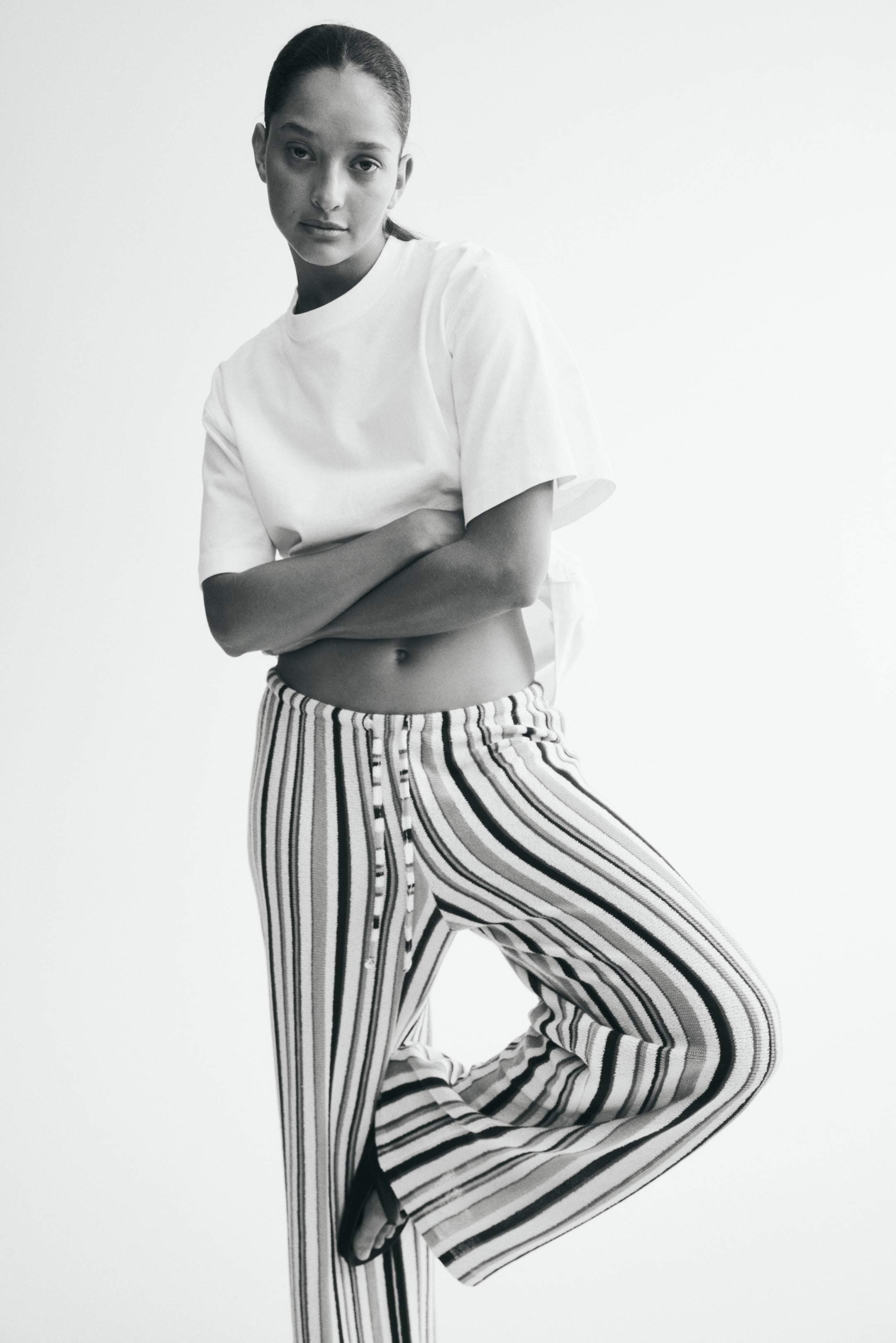 Knit Drawstring Pants
