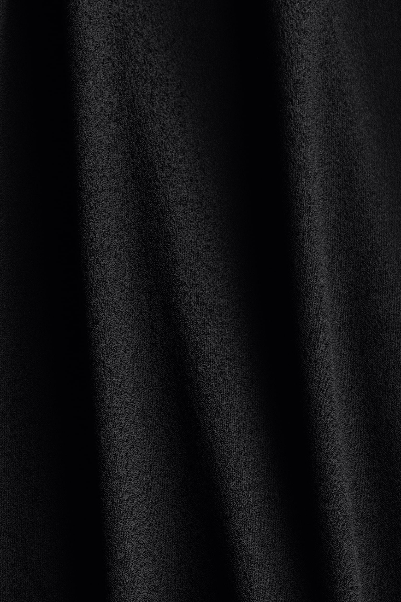 Draped one-shoulder dress - Black - 2