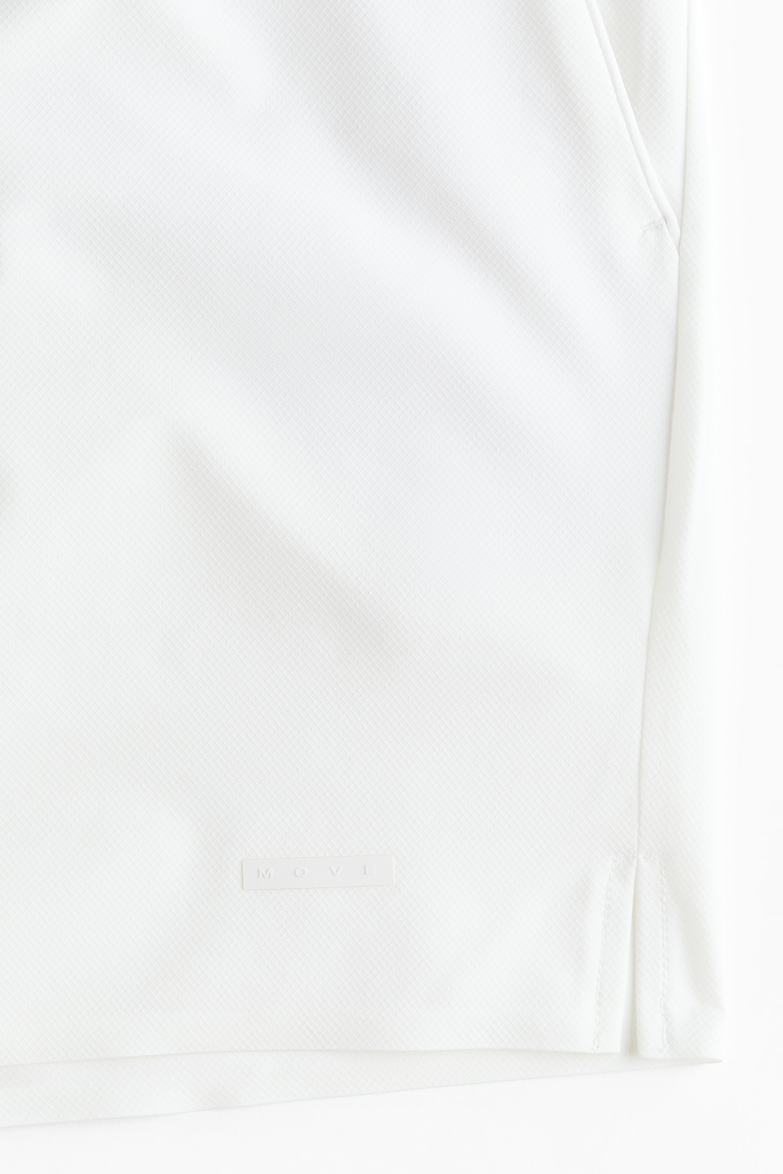 Regular Fit Sports shorts with DryMove™ - White/Dark brown/Dark blue - 6