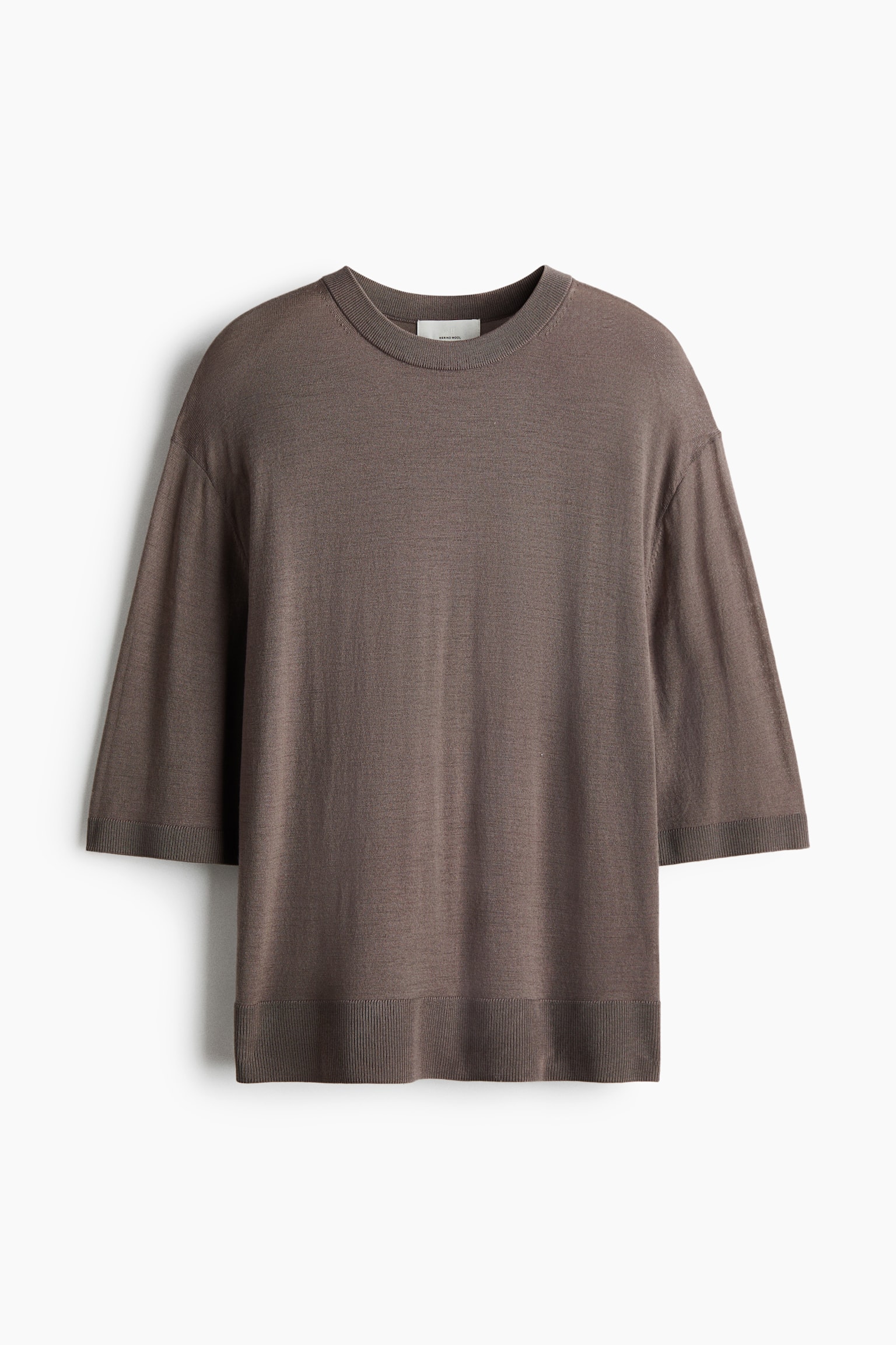 Merino wool T-shirt - Dark mole/Light yellow/Dark brown/Black - 2