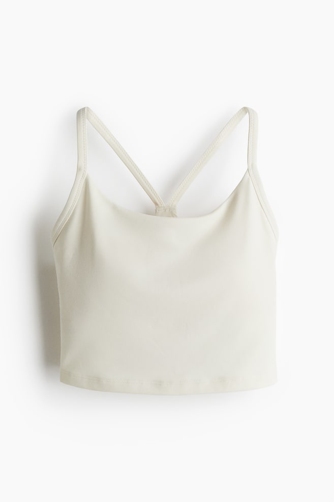 Medium Support Sports bra with SoftMove™ - Ivory/Light burgundy/Warm brown/Black - 1
